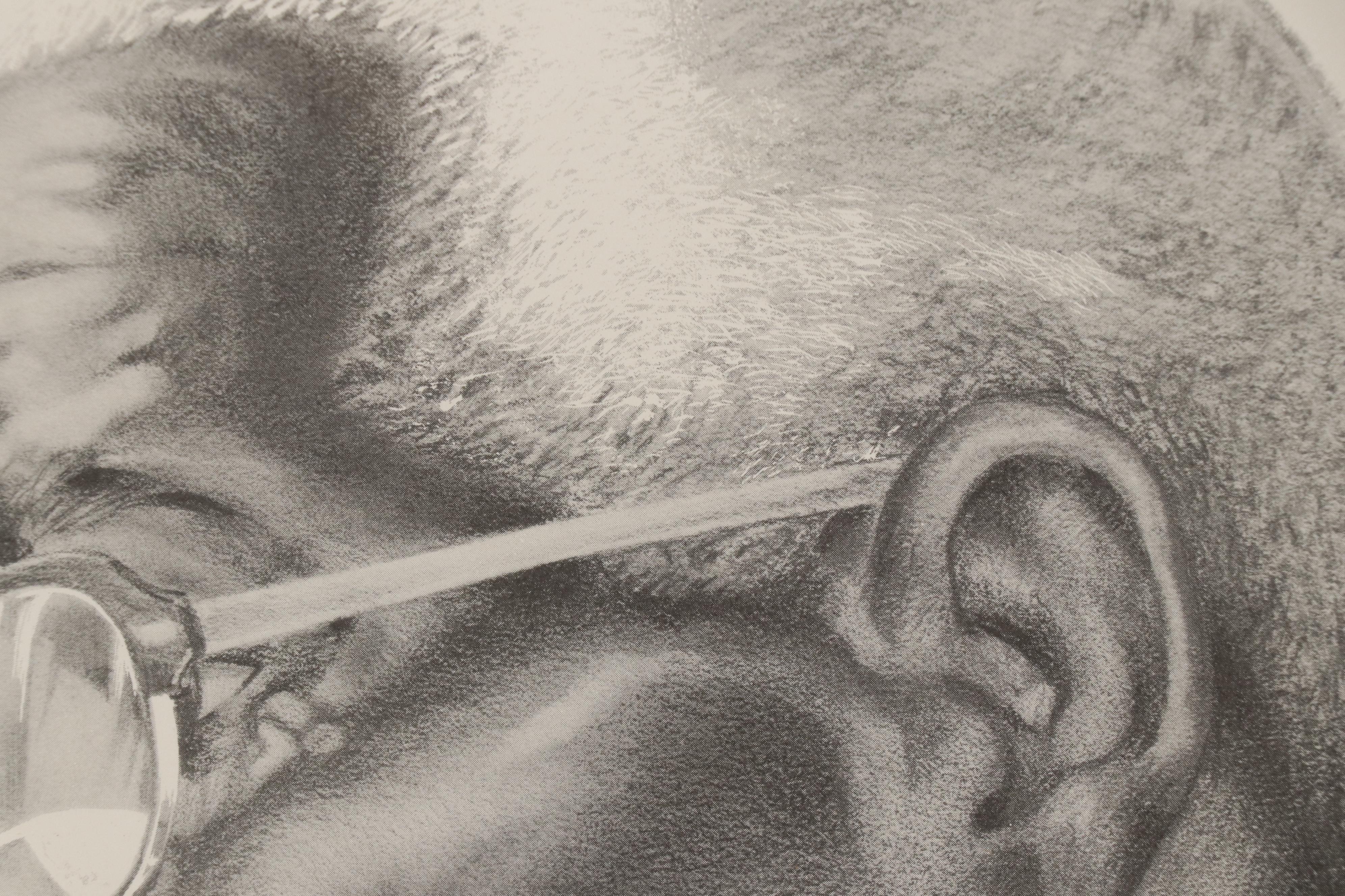 Gilbert Young Halftone Print "A Fleeting Moment"