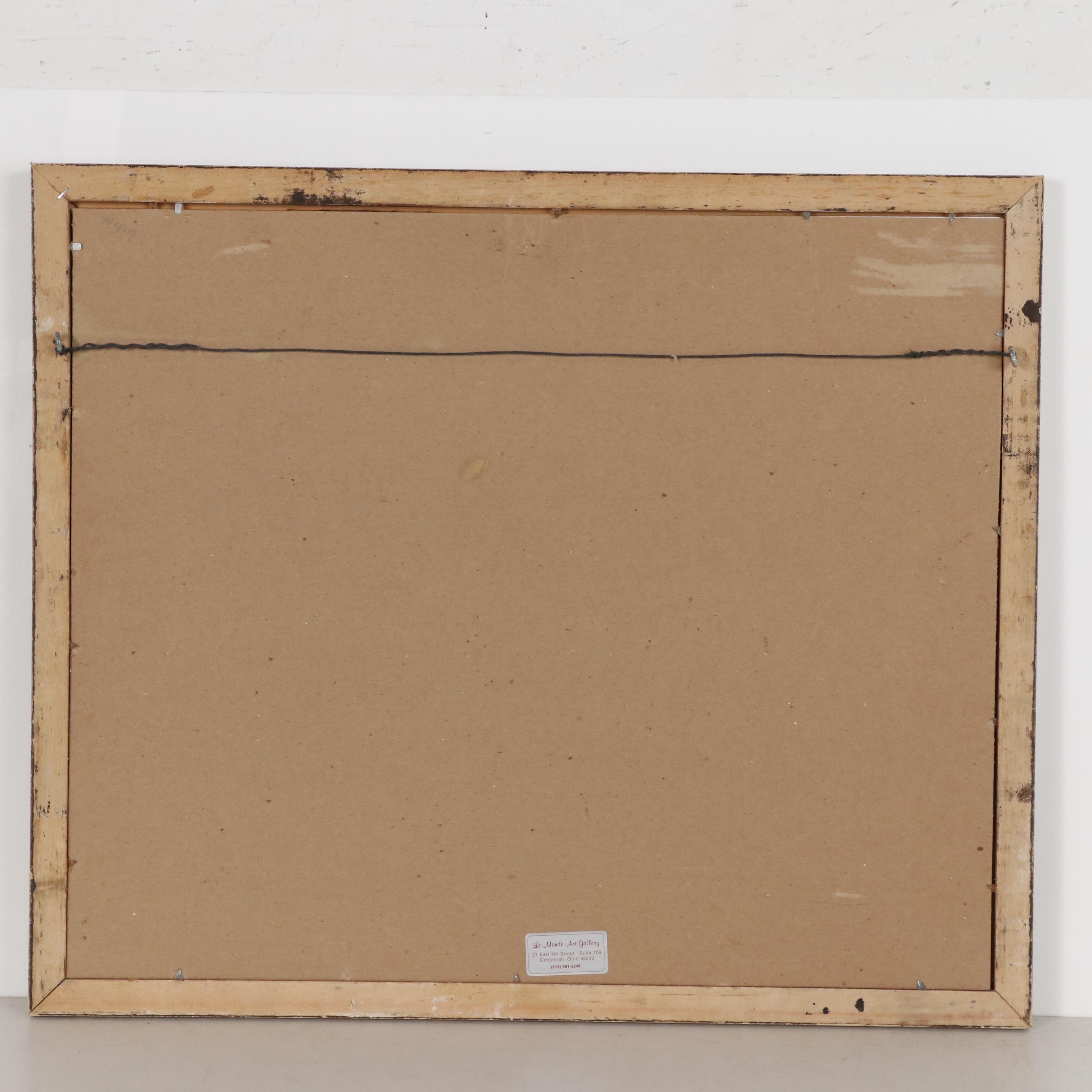 Gilbert Young Halftone Print "A Fleeting Moment"