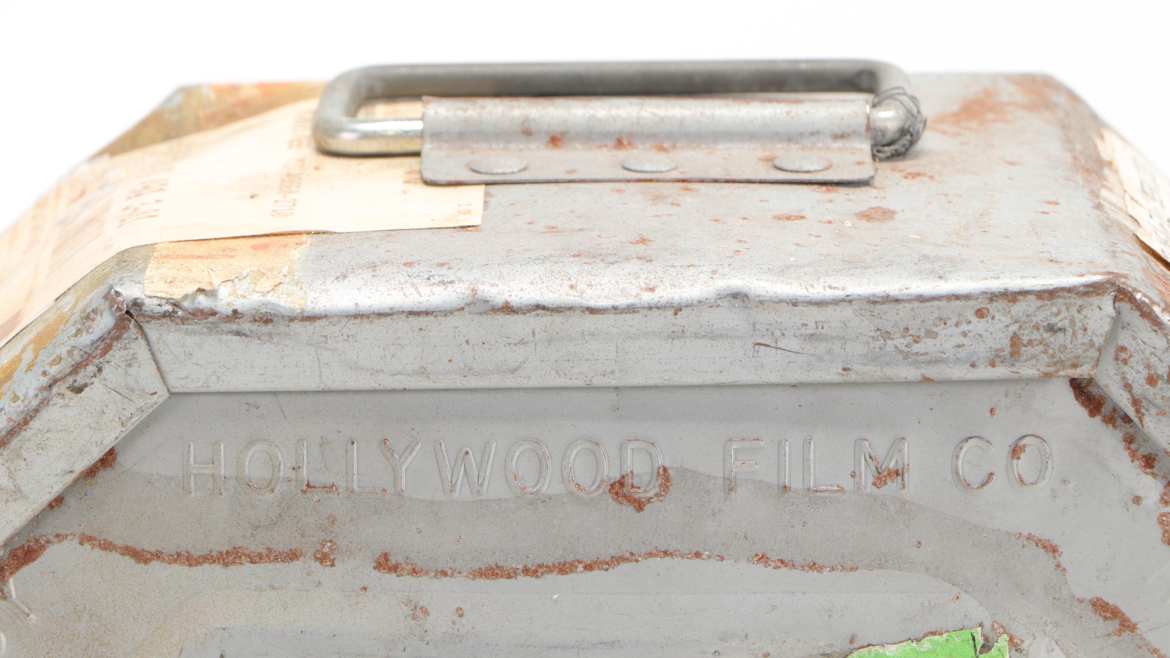 Three Hollywood Film Company Reel Cases, Mid-20th Century