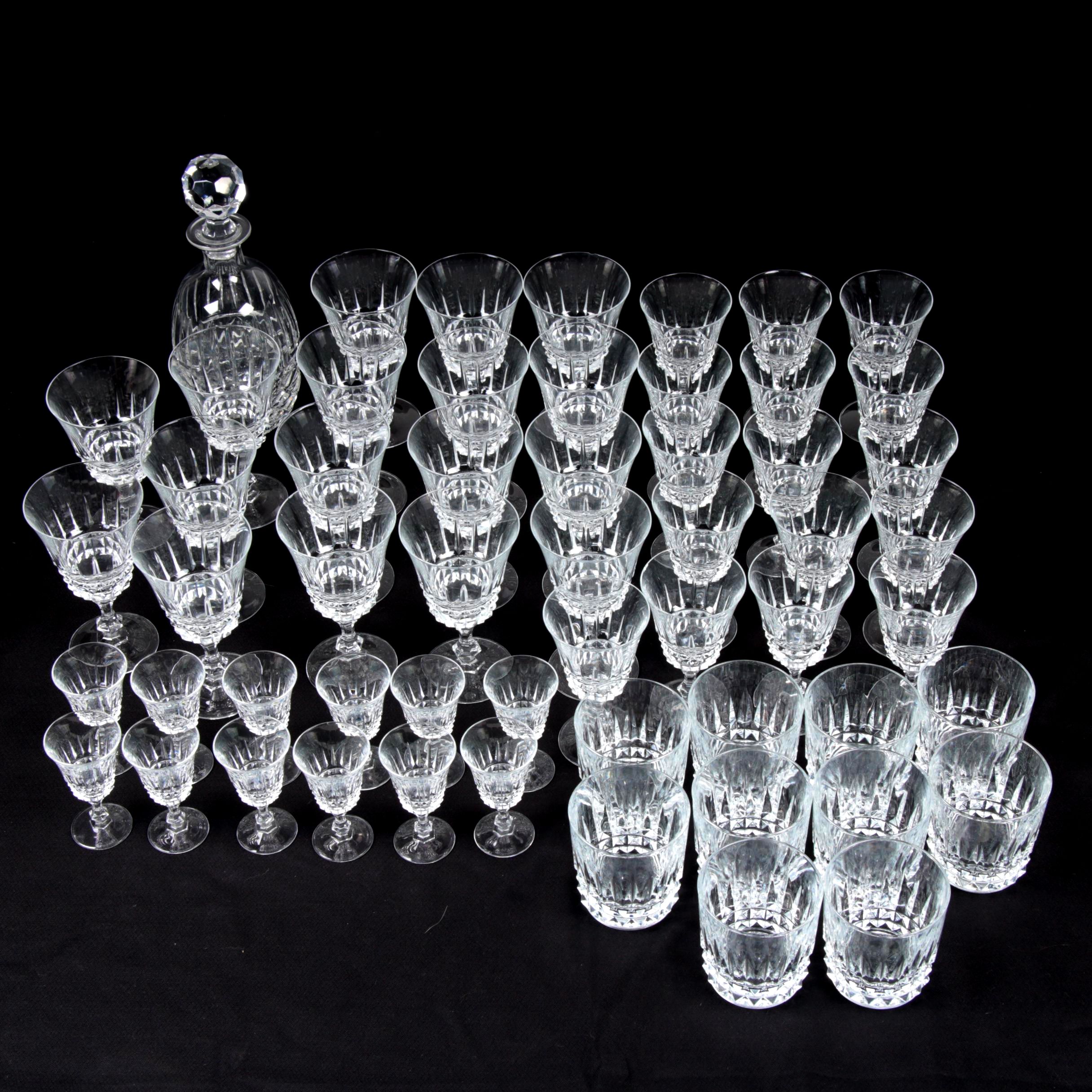 Cristal D'Arques-Durand "Tuilleries Villandry" Cut Crystal Stemware