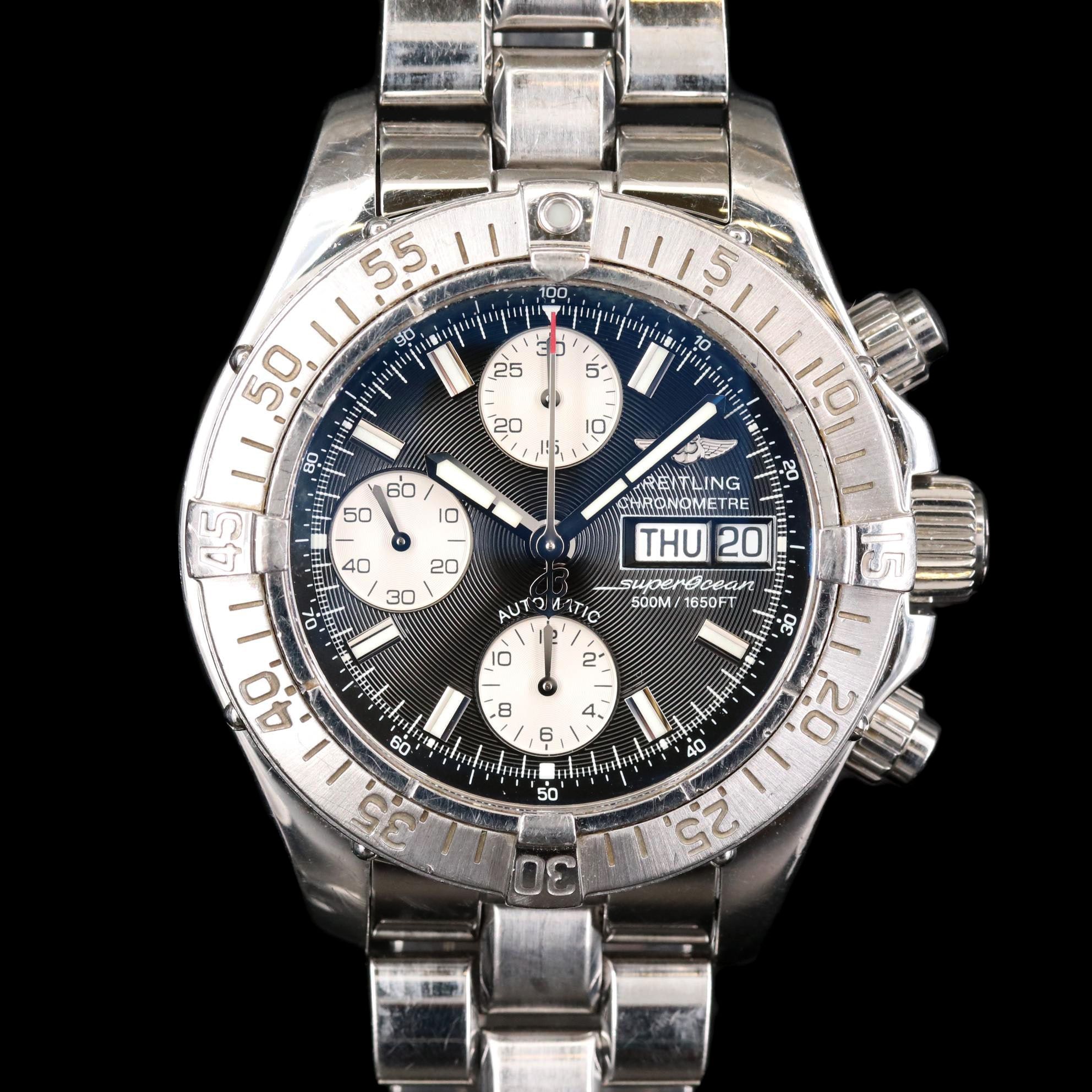 Breitling Chrono SuperOcean Automatic Stainless Steel Watch