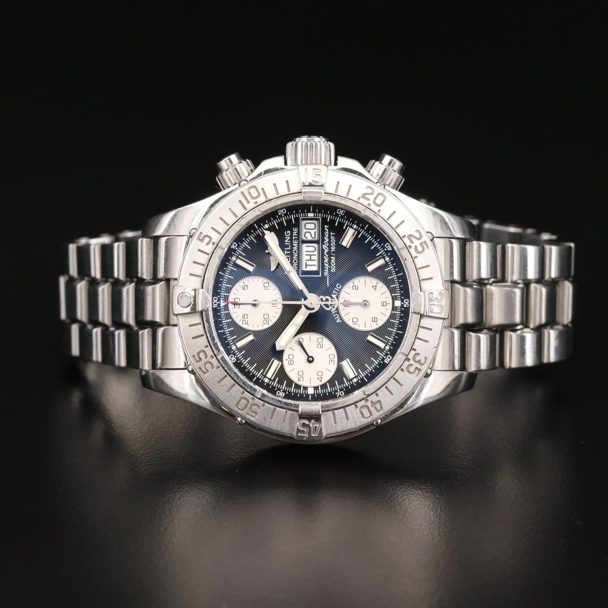 Breitling Chrono SuperOcean Automatic Stainless Steel Watch