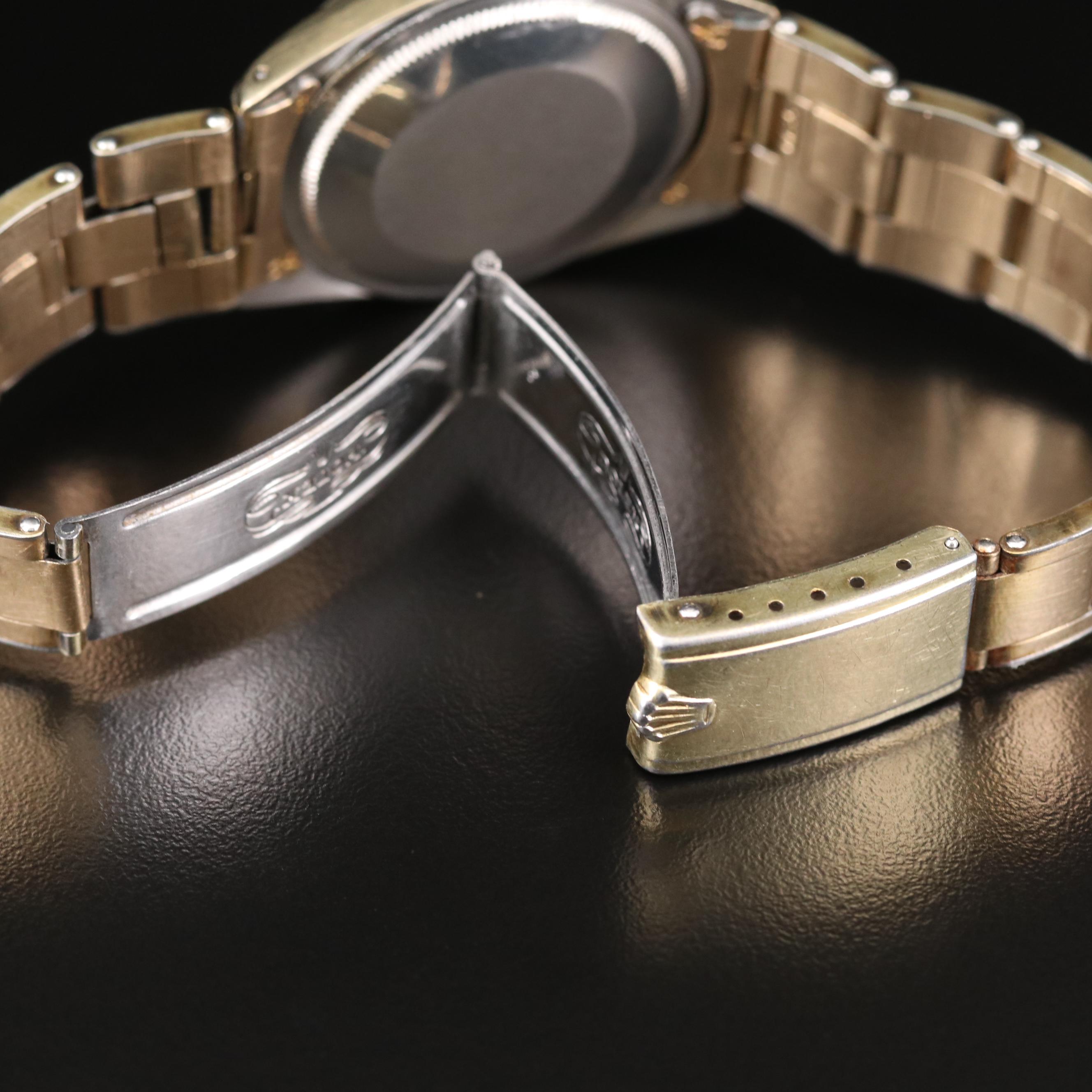 Vintage Rolex Oyster Perpetual Gold Shell Automatic Watch, 1969