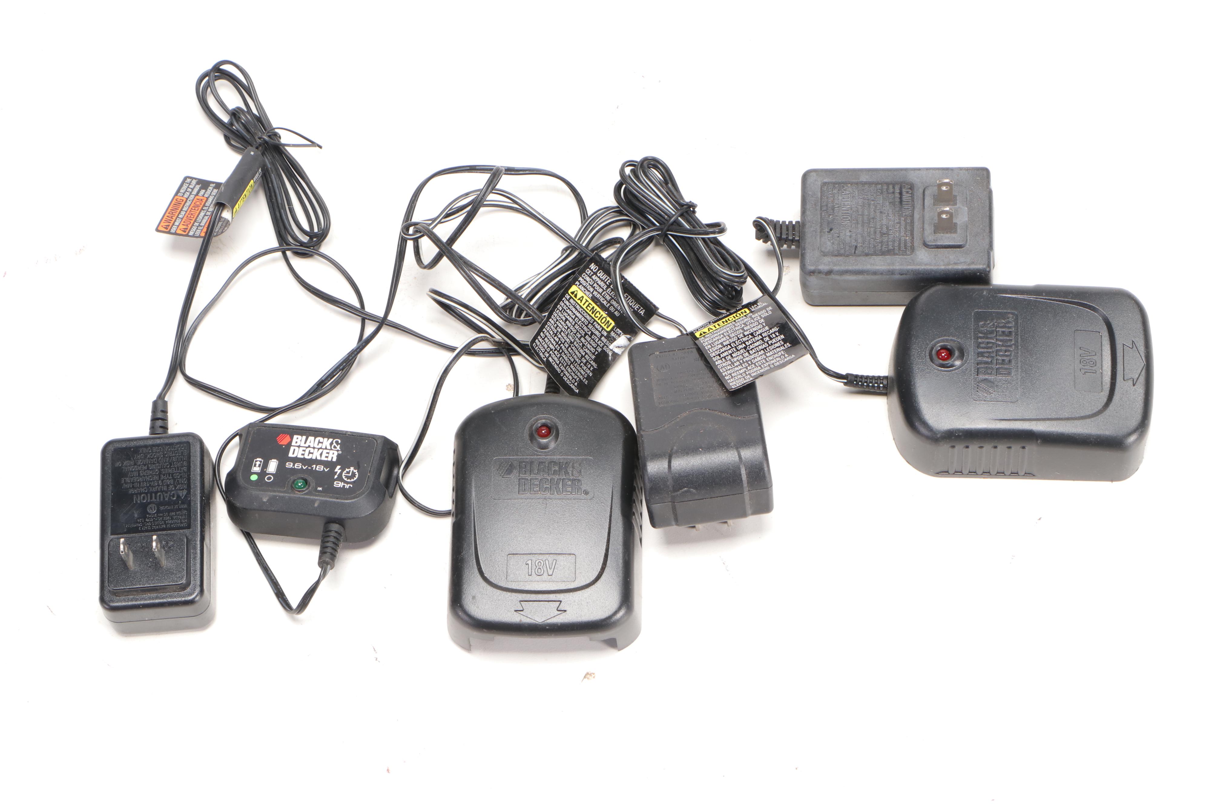 Black + Decker Battery Powered Chainsaw, Pole Saw, and Leaf Blower