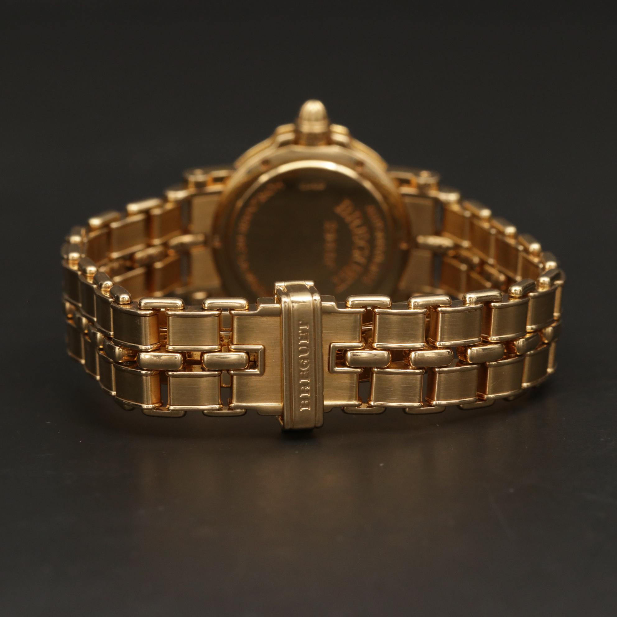 Breguet Marine Automatic 18K Yellow Gold Watch with Diamond Dial, 1998