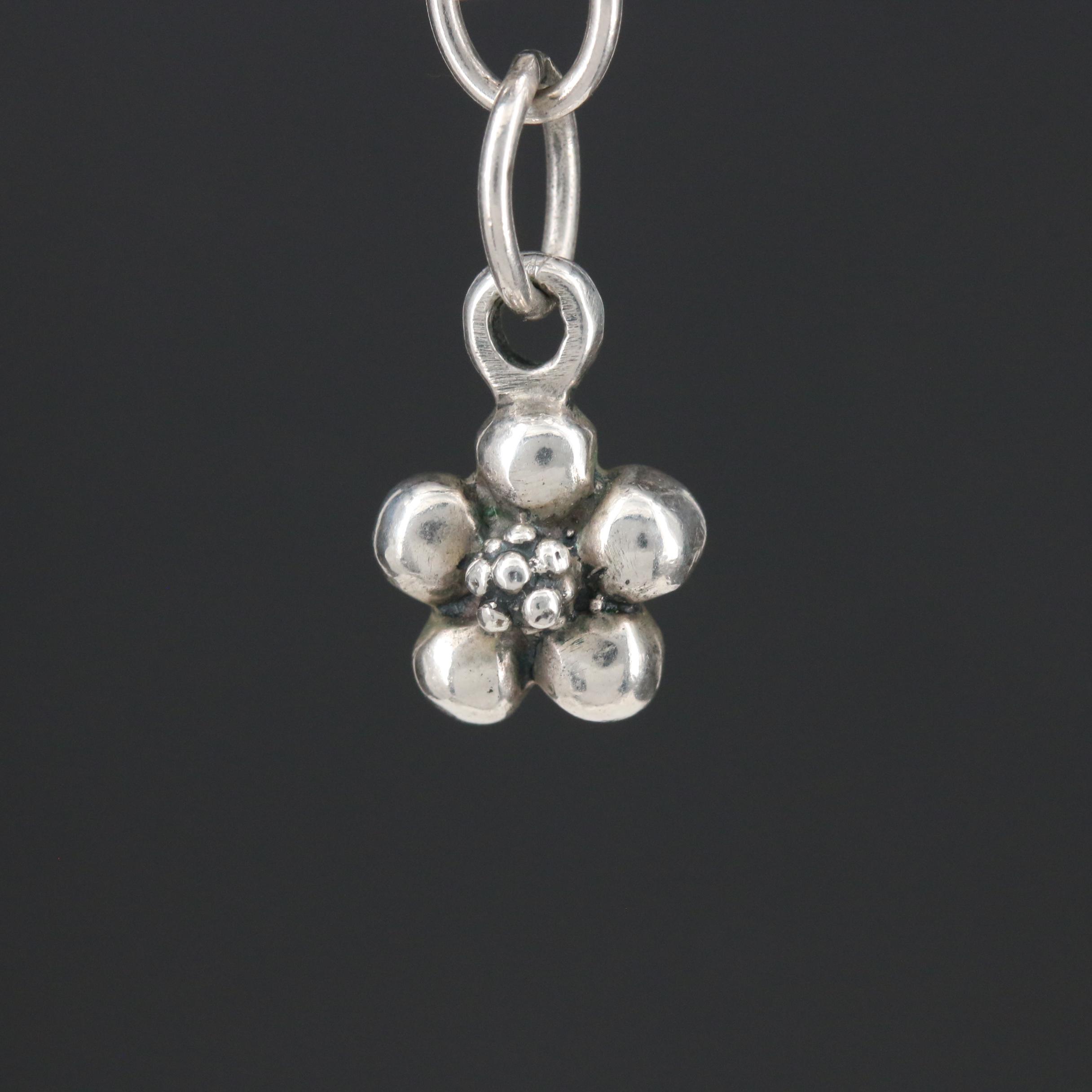 Saint by Sarah Jane Sterling Topaz Bee and Butterfly Necklace with 18K Accents