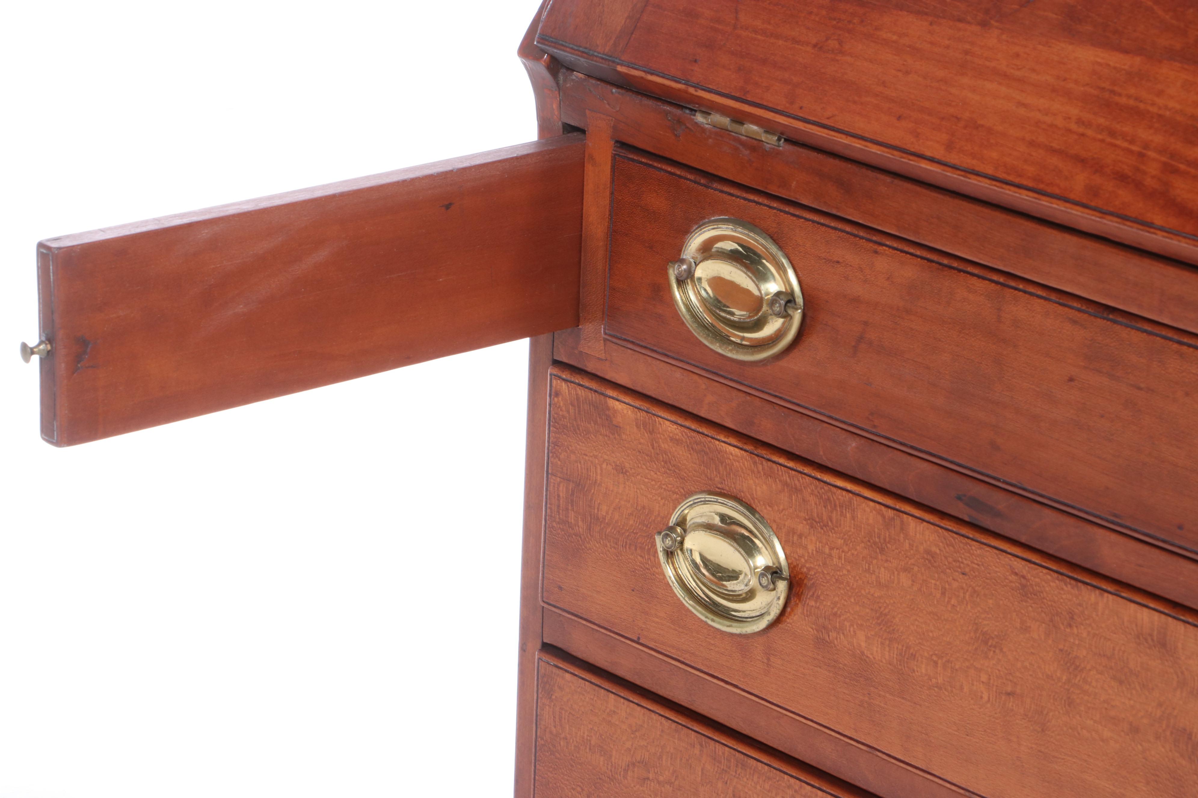 Federal Cherry Secretary Desk, Early 19th Century