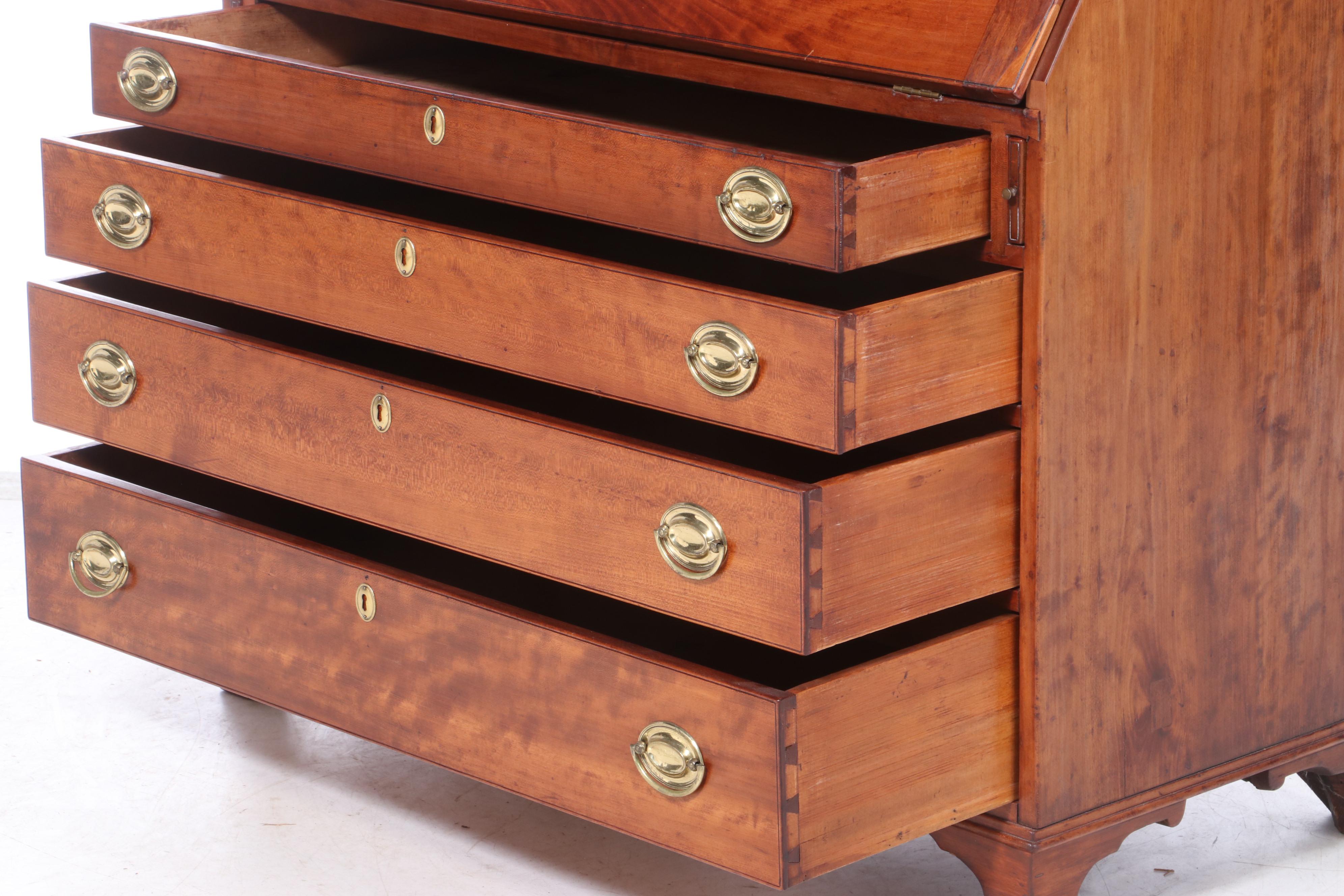 Federal Cherry Secretary Desk, Early 19th Century