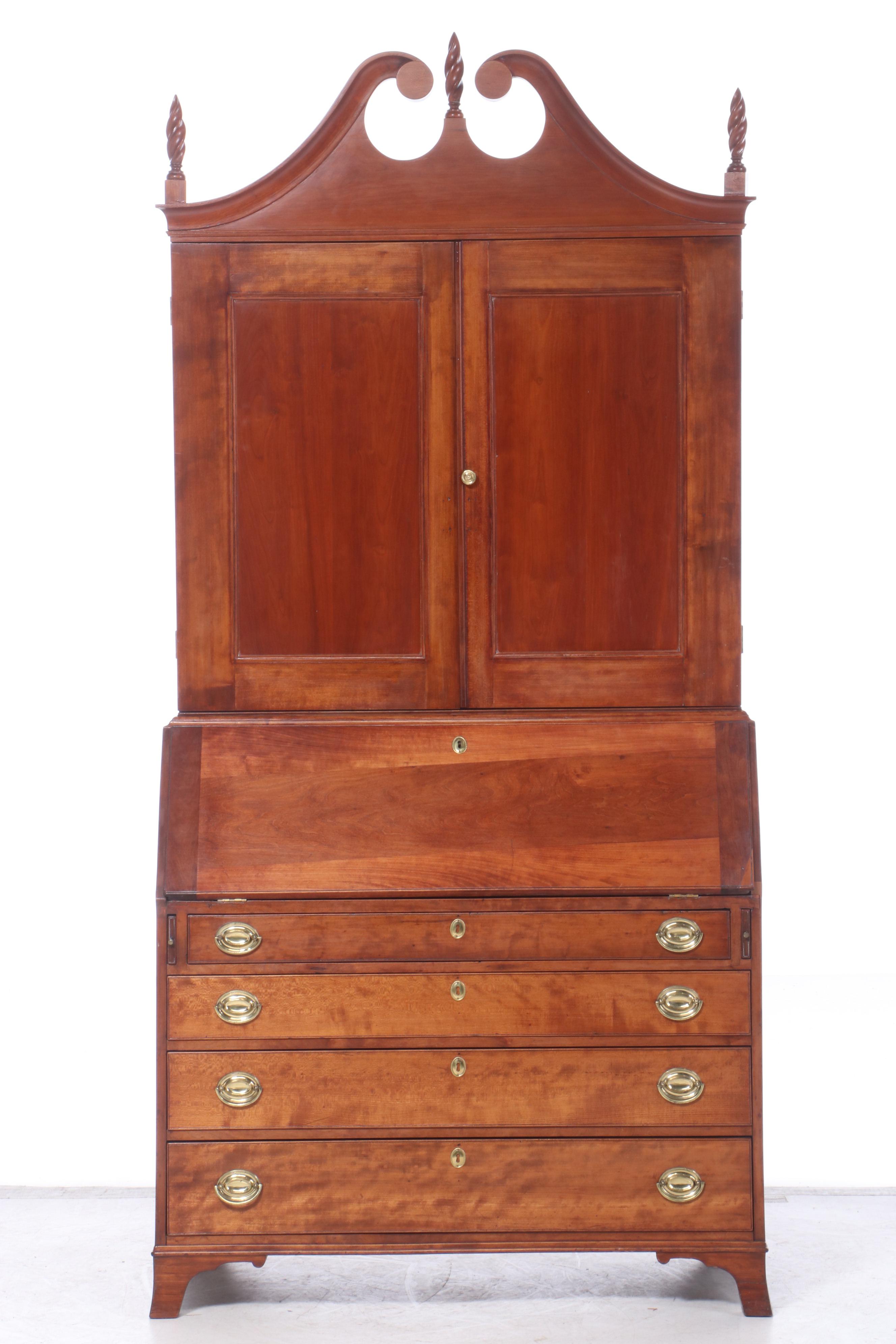 Federal Cherry Secretary Desk, Early 19th Century
