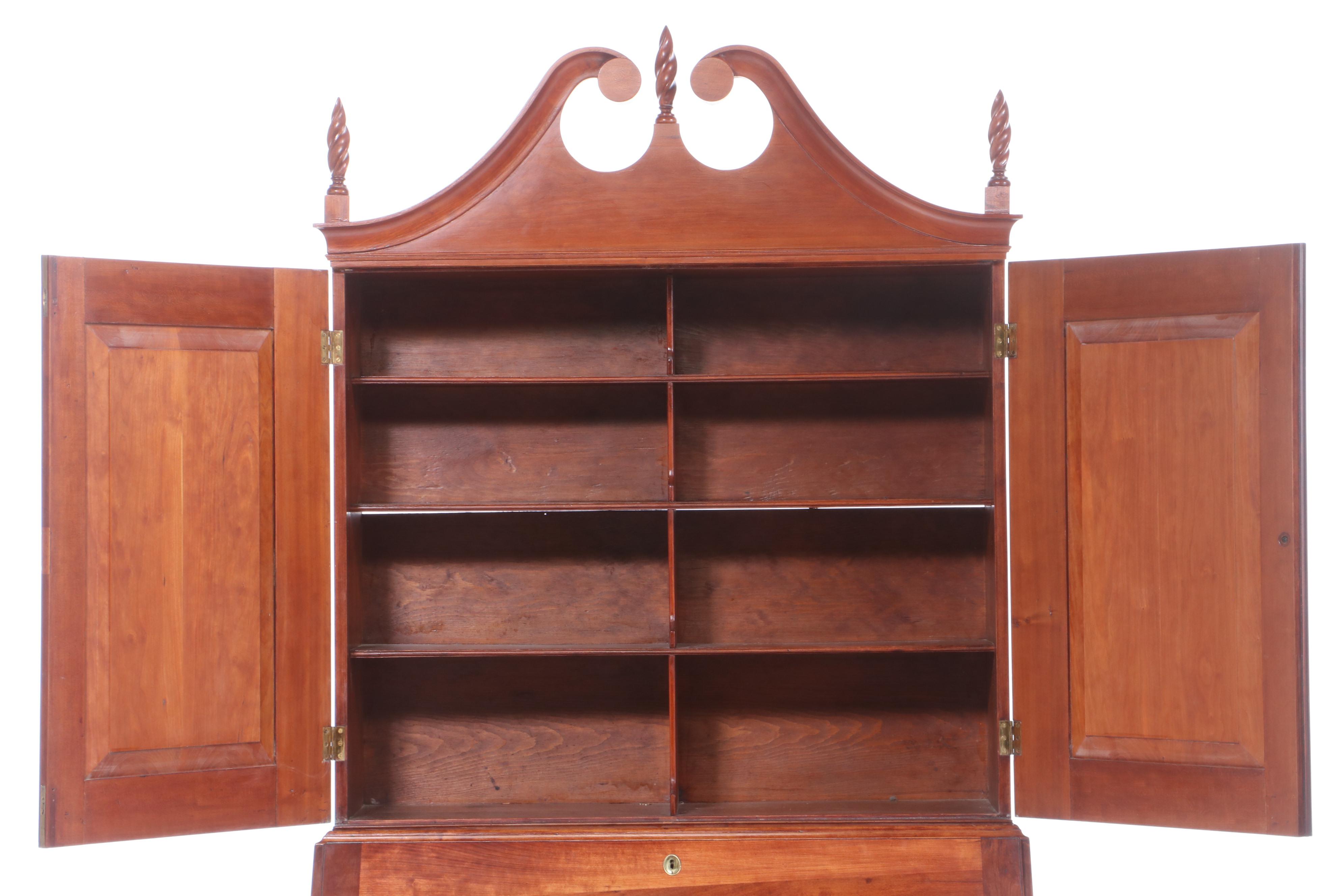 Federal Cherry Secretary Desk, Early 19th Century