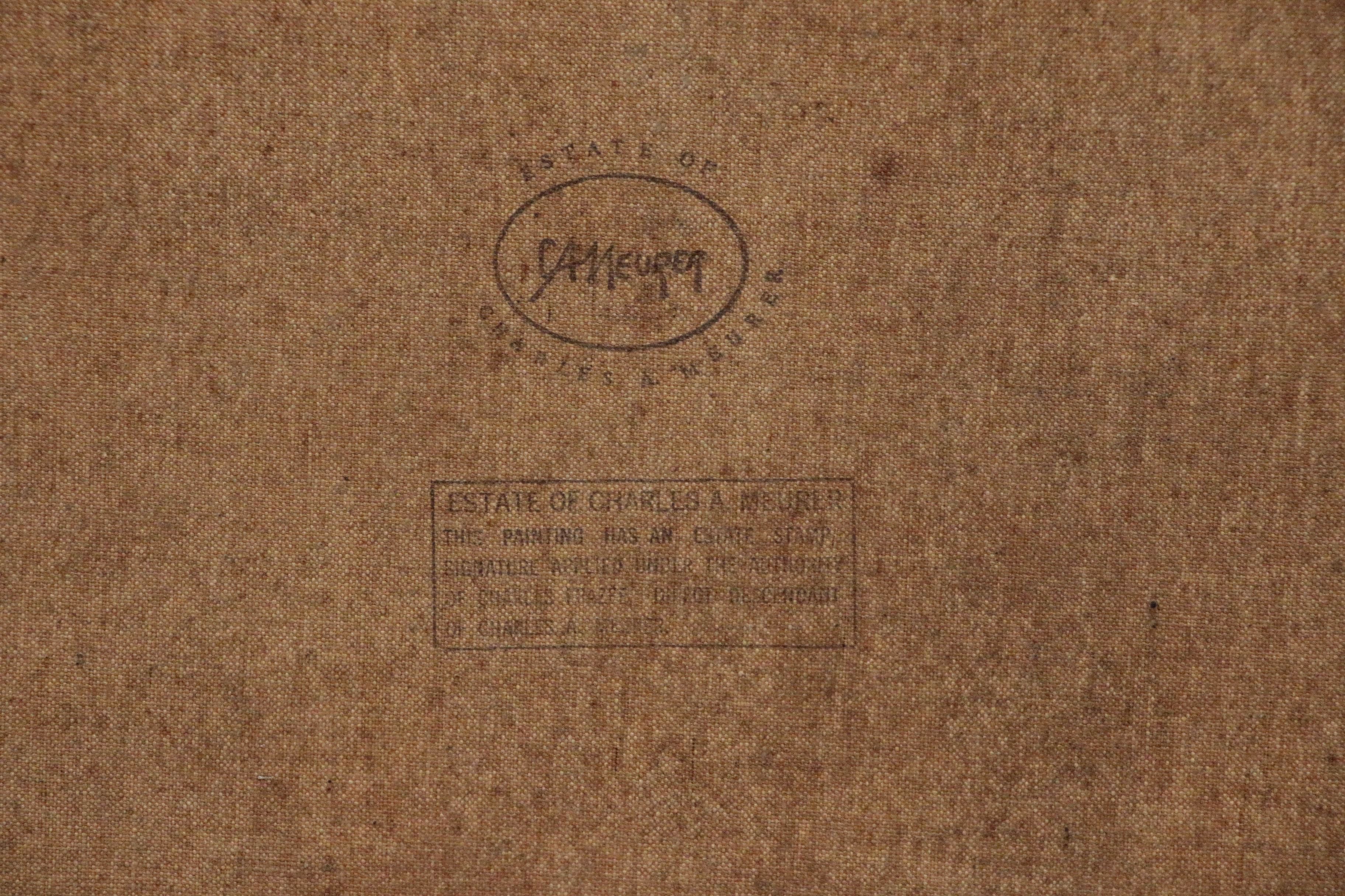 Charles Muerer Estate Plein Air Landscape Oil Painting