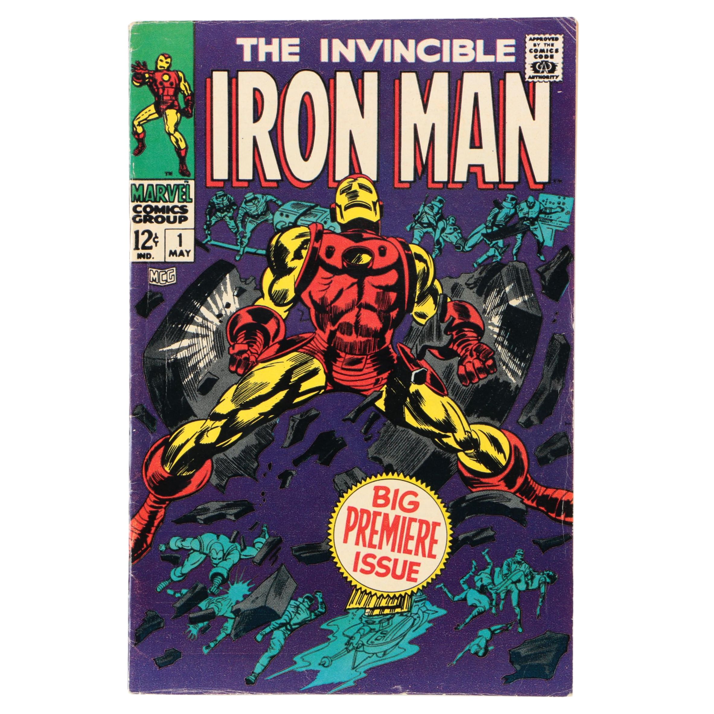 "The Invincible Iron Man" #1 First Issue of Solo Comic Book