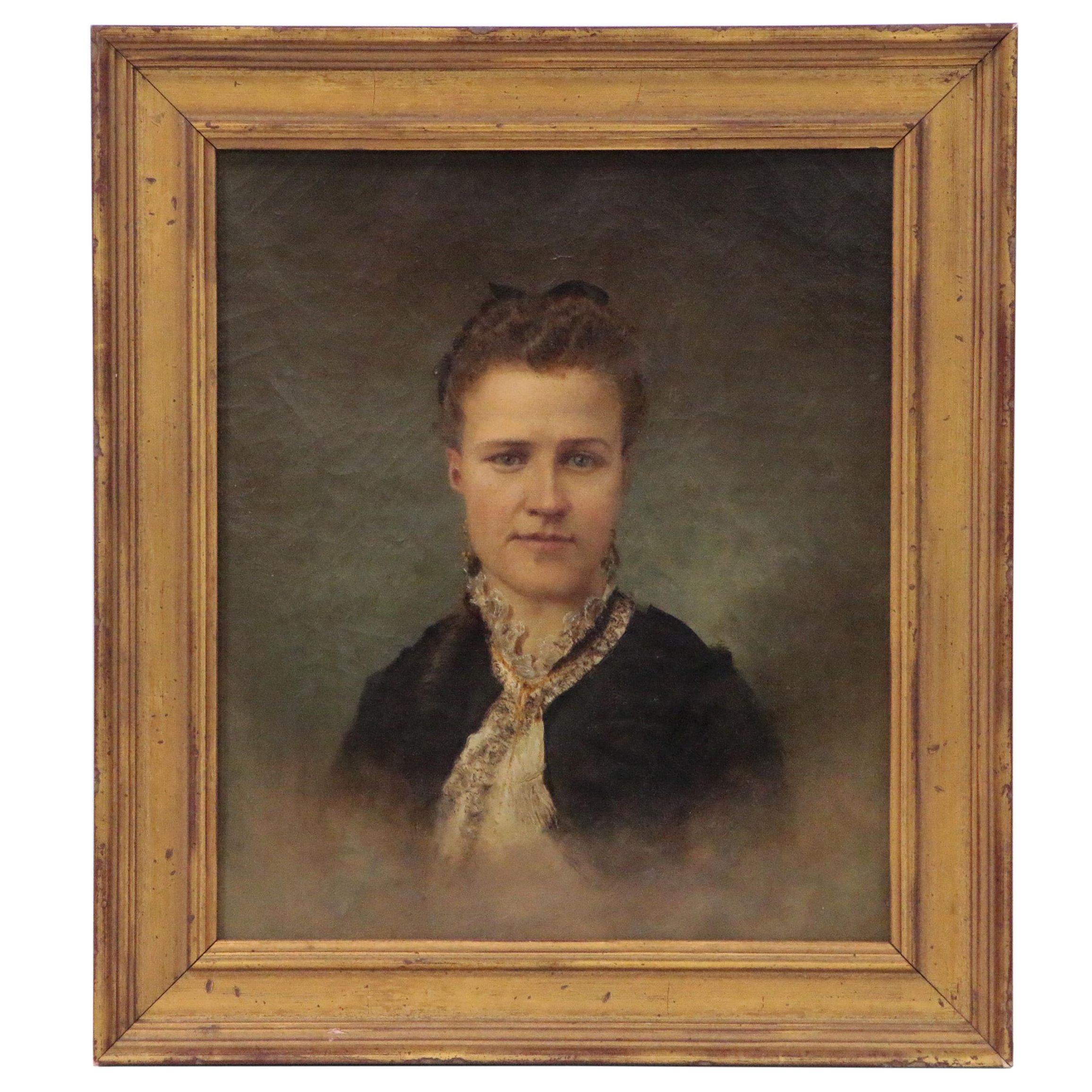 James Brade Sword Portrait Oil Painting, 1874