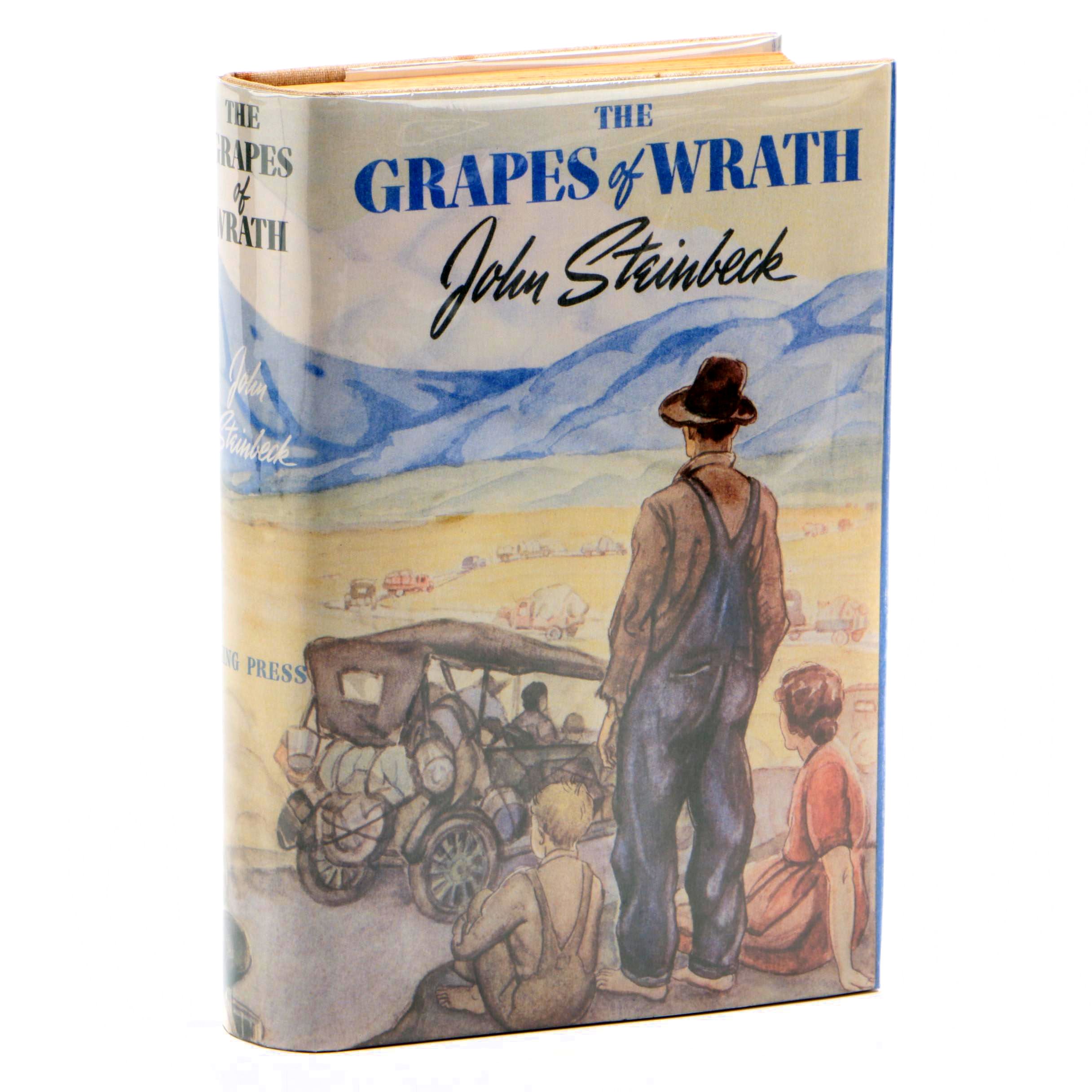 First Edition "The Grapes of Wrath" by Steinbeck with Facsimile Jacket, 1939