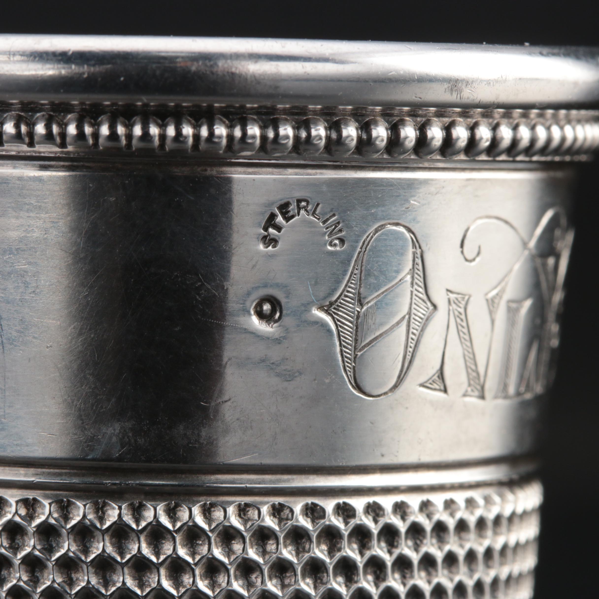 Sterling Silver "Only a Thimble Full" Shot Glass
