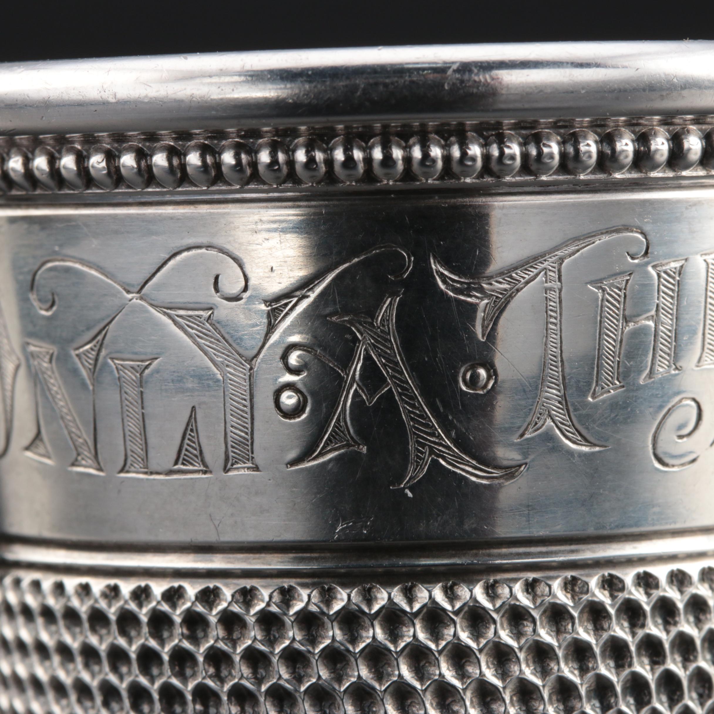 Sterling Silver "Only a Thimble Full" Shot Glass