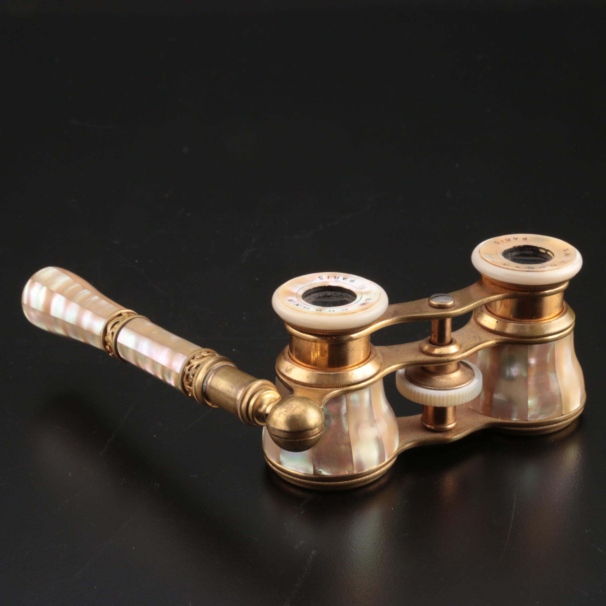 La Corona Mother-of-Pearl Opera Glasses, Early 20th Century