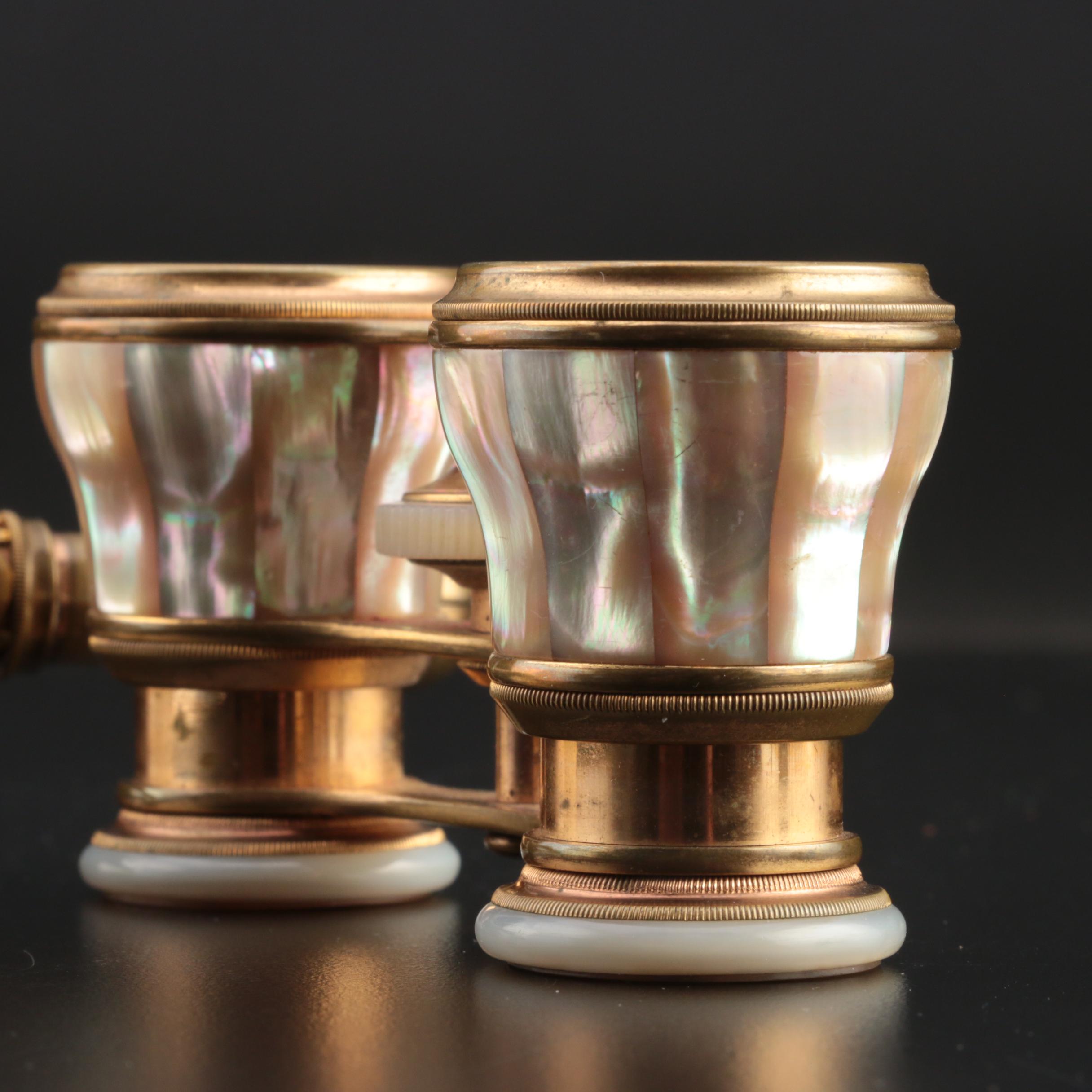 La Corona Mother-of-Pearl Opera Glasses, Early 20th Century