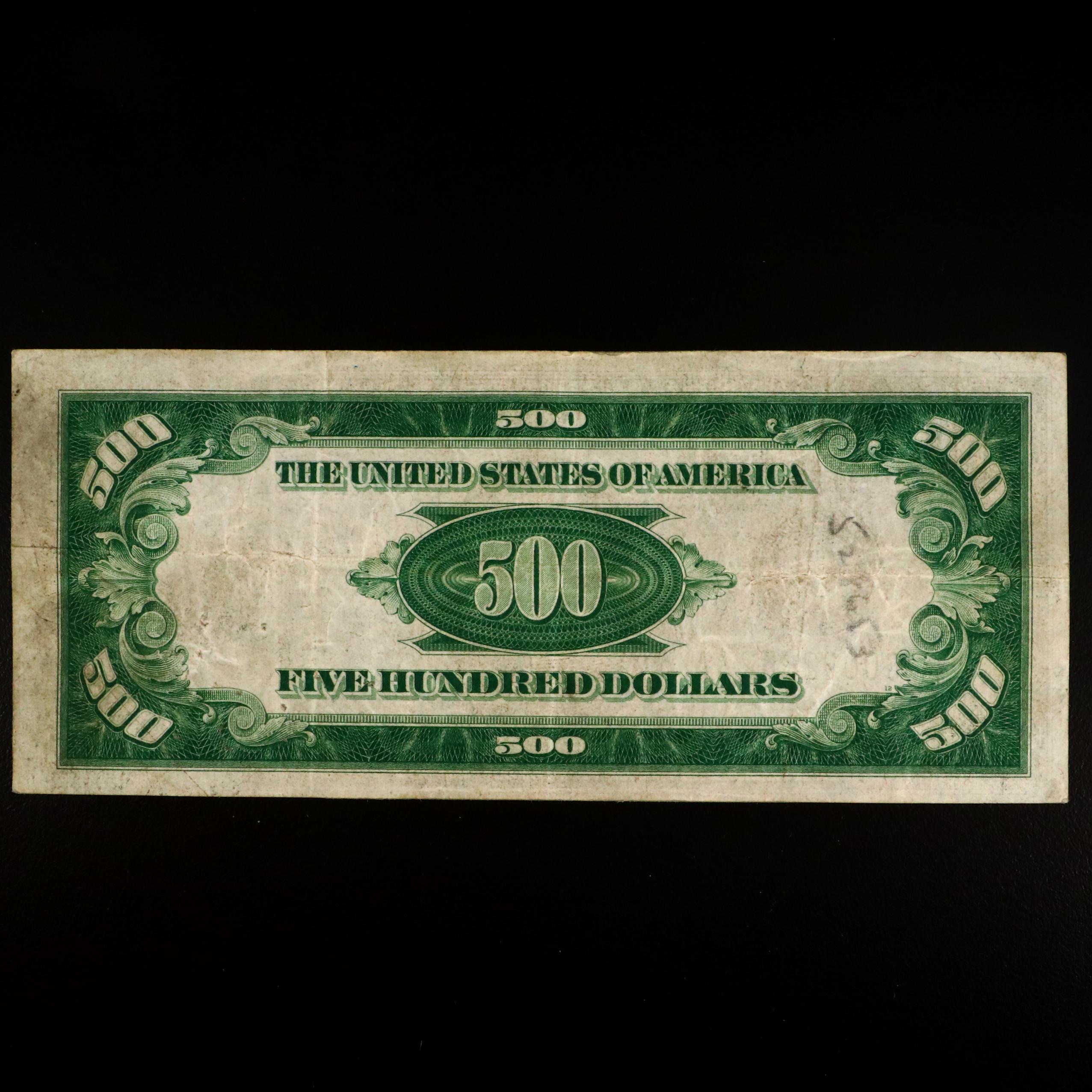 1934 A $500 Federal Reserve Note