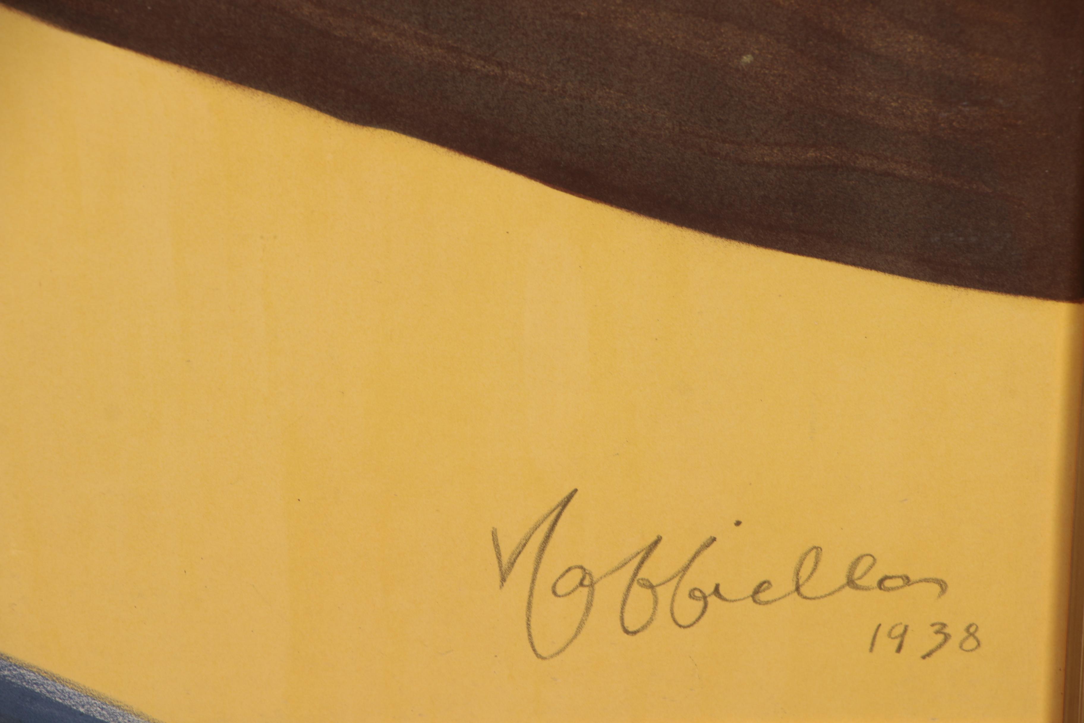 Leonetto Cappiello Lithographic Poster for Mossant Hats, 1938