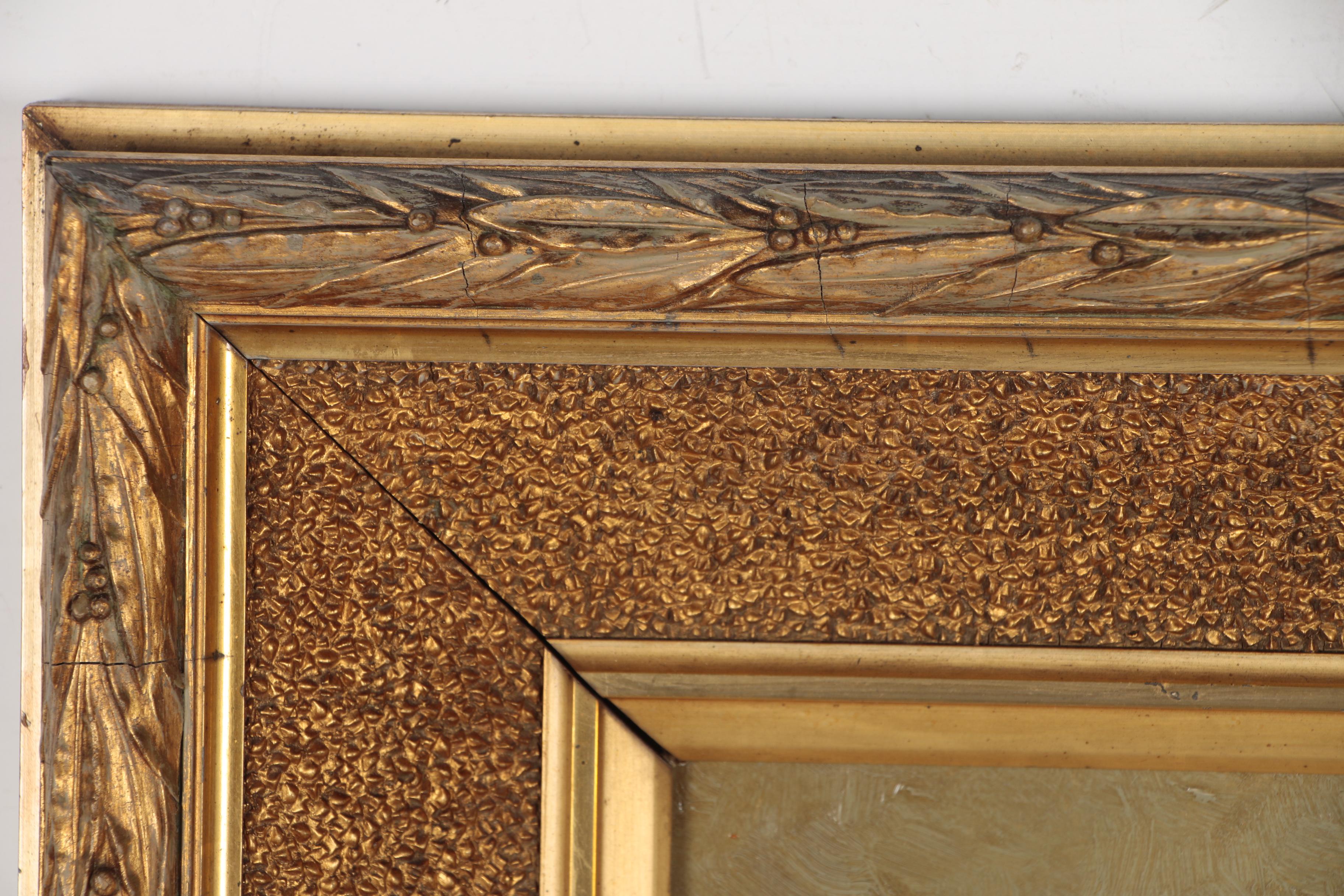 Pastoral Landscape Oil Painting, Late 19th Century