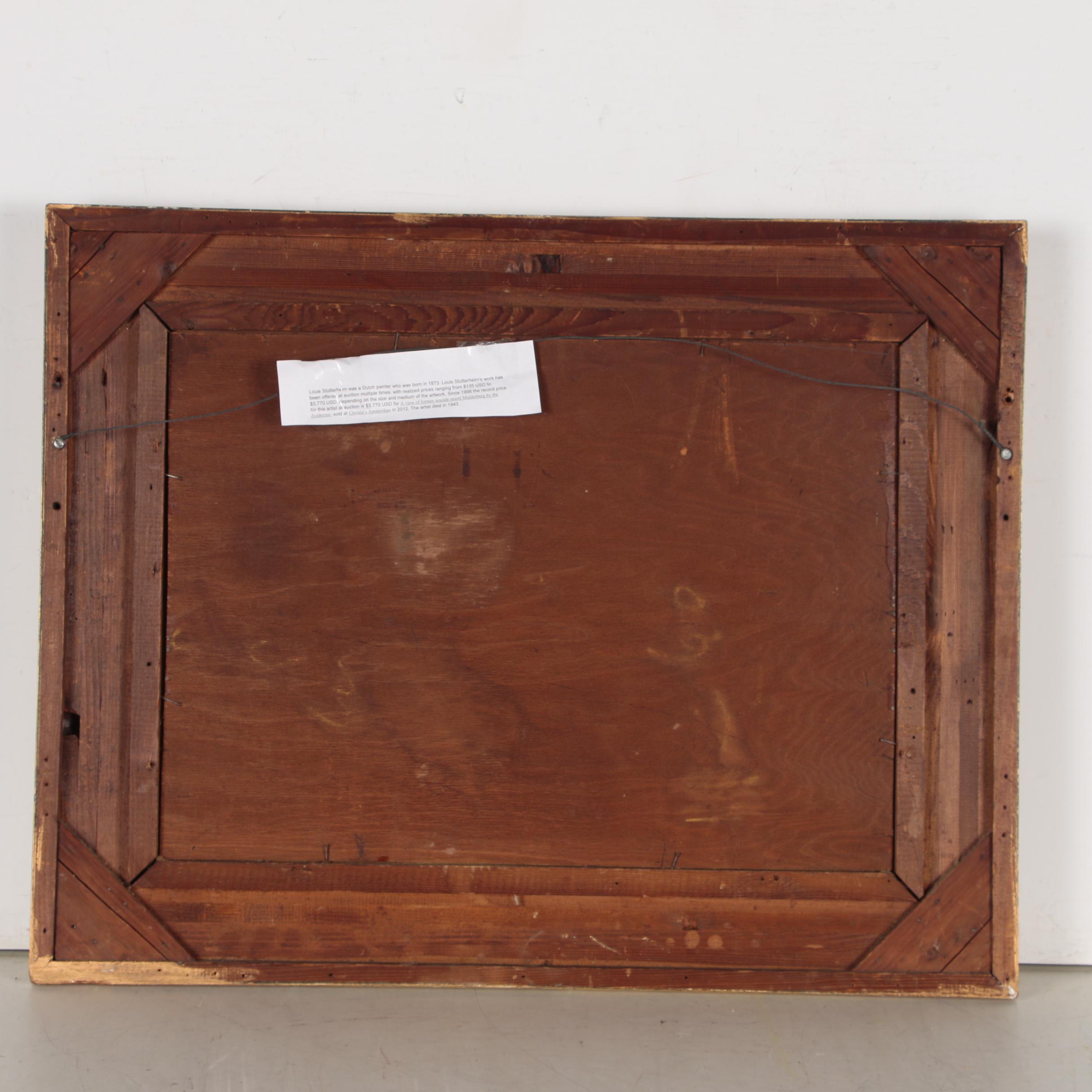 Pastoral Landscape Oil Painting, Late 19th Century