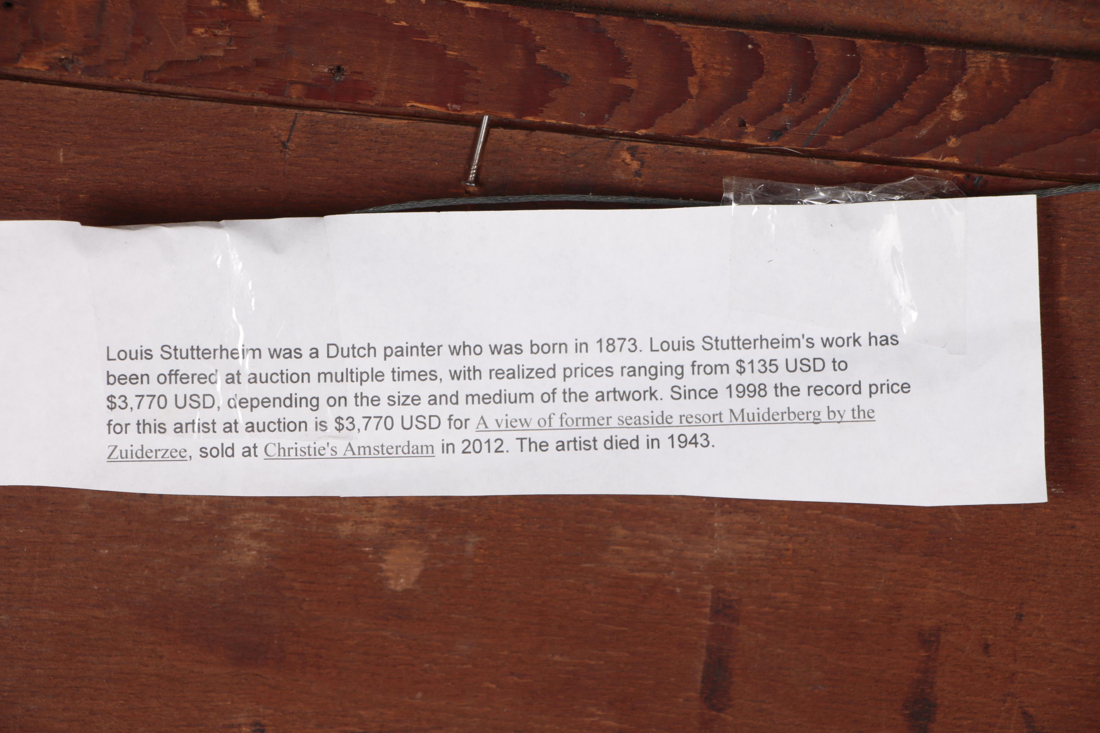 Pastoral Landscape Oil Painting, Late 19th Century