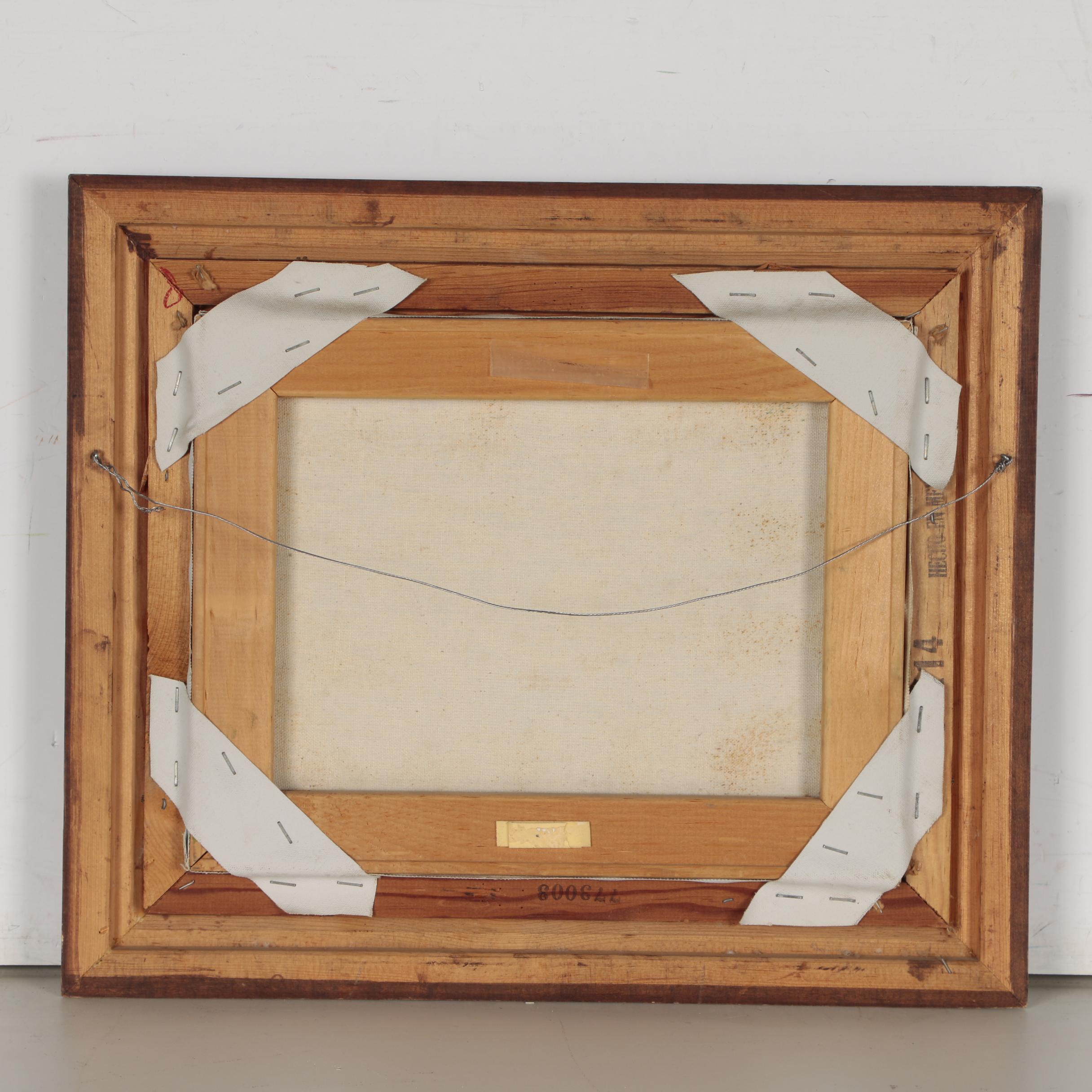 Oil Painting of Cottage by Stream