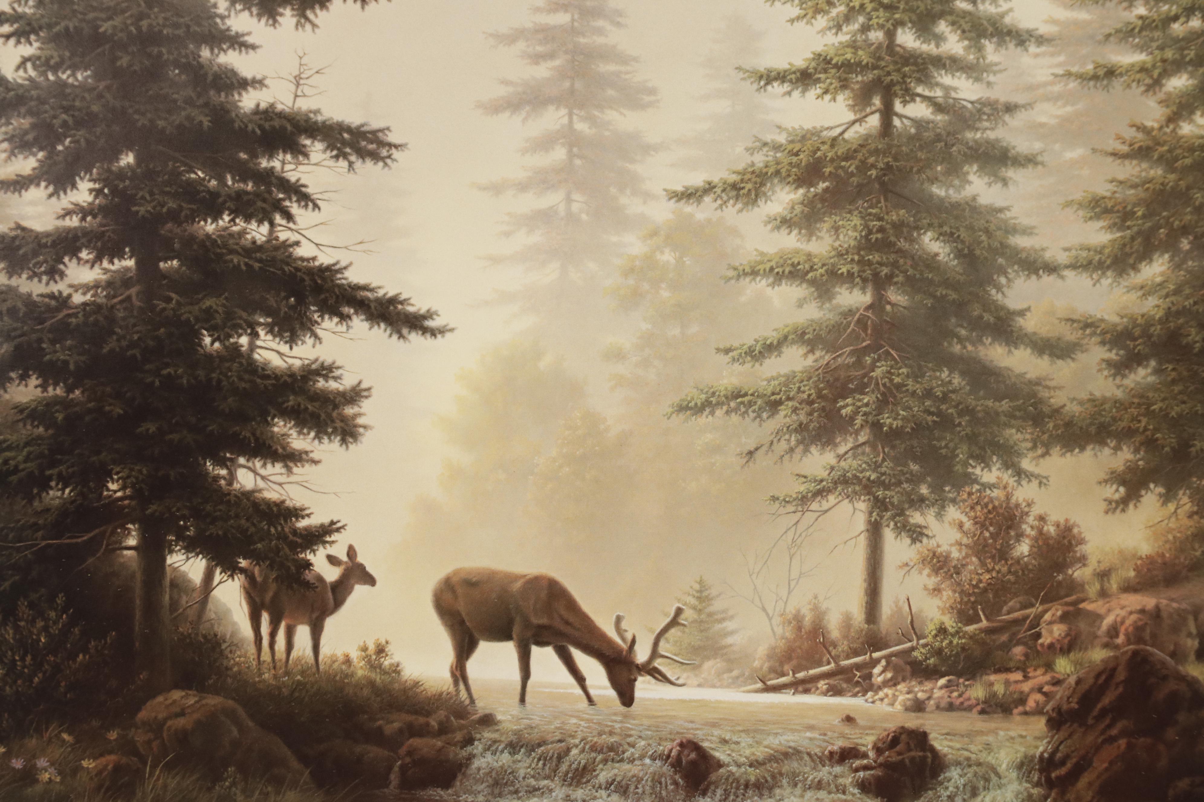 Dalhart Windberg Offset Lithograph "Spring Velvet"