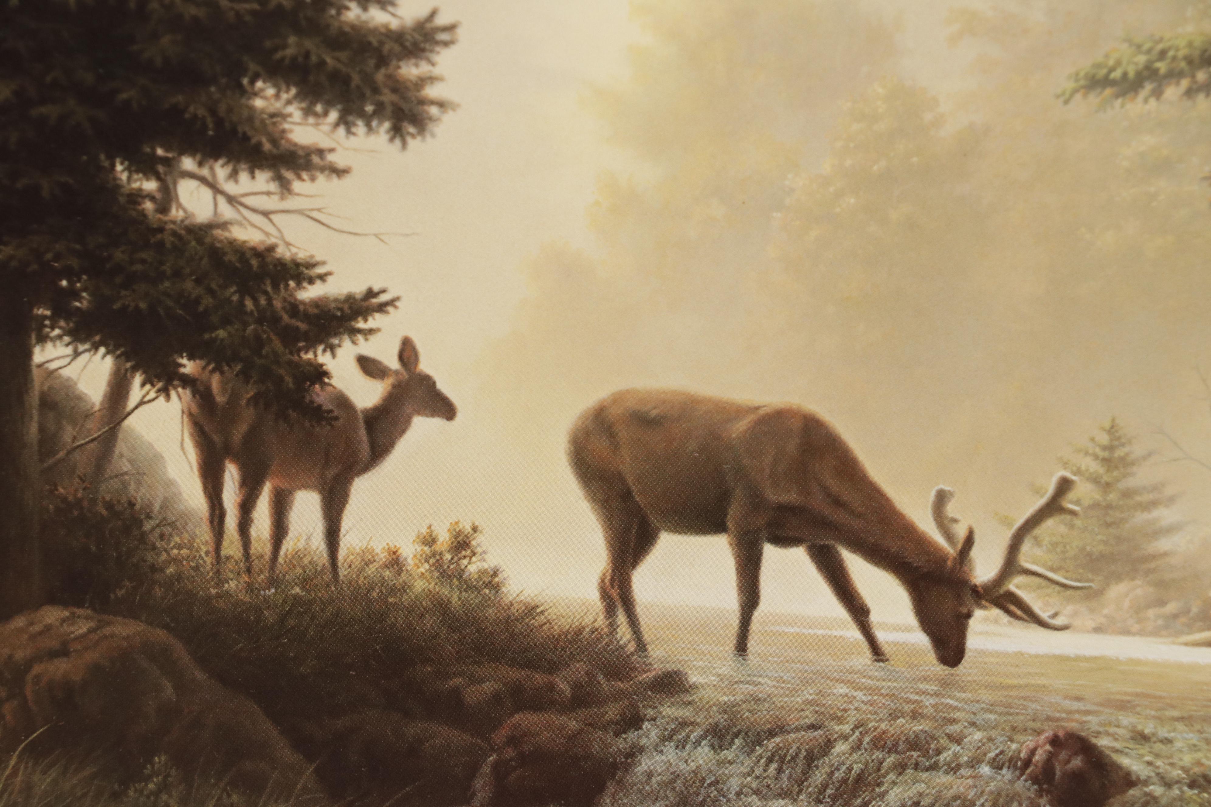 Dalhart Windberg Offset Lithograph "Spring Velvet"