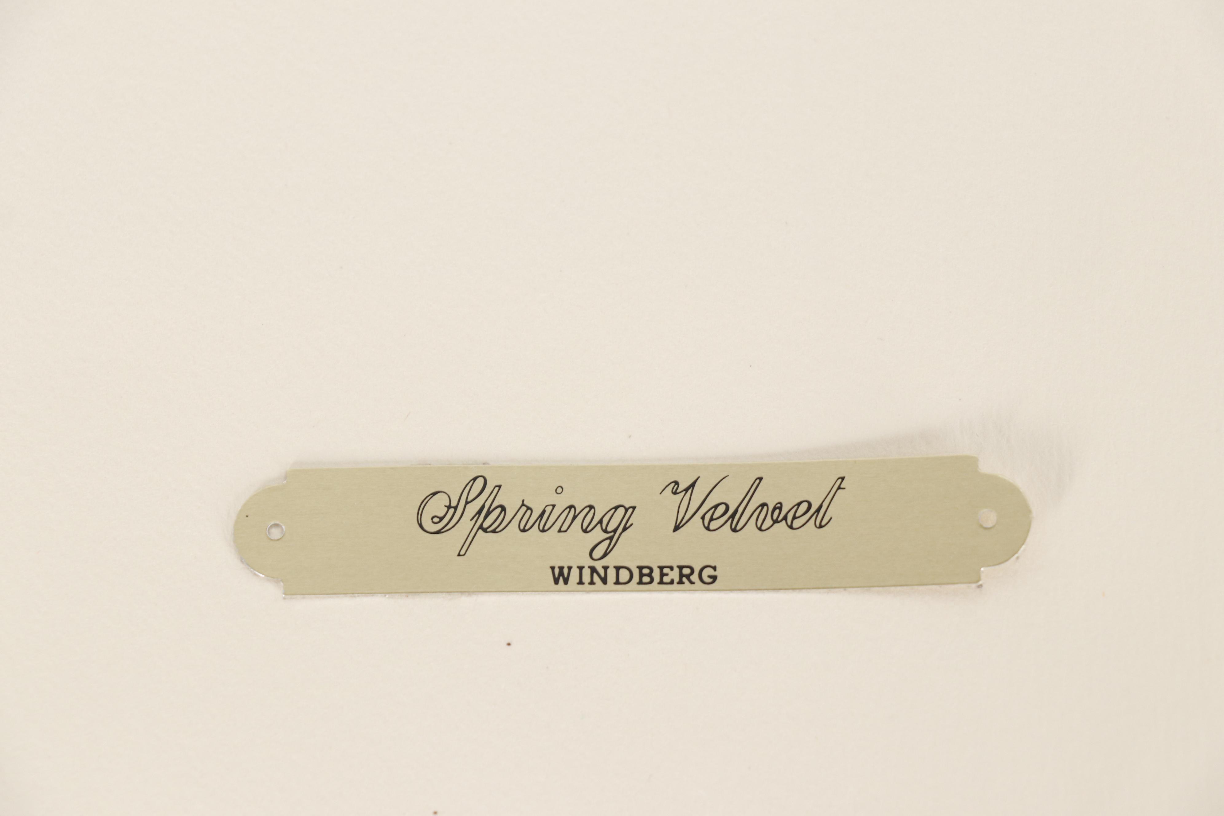 Dalhart Windberg Offset Lithograph "Spring Velvet"