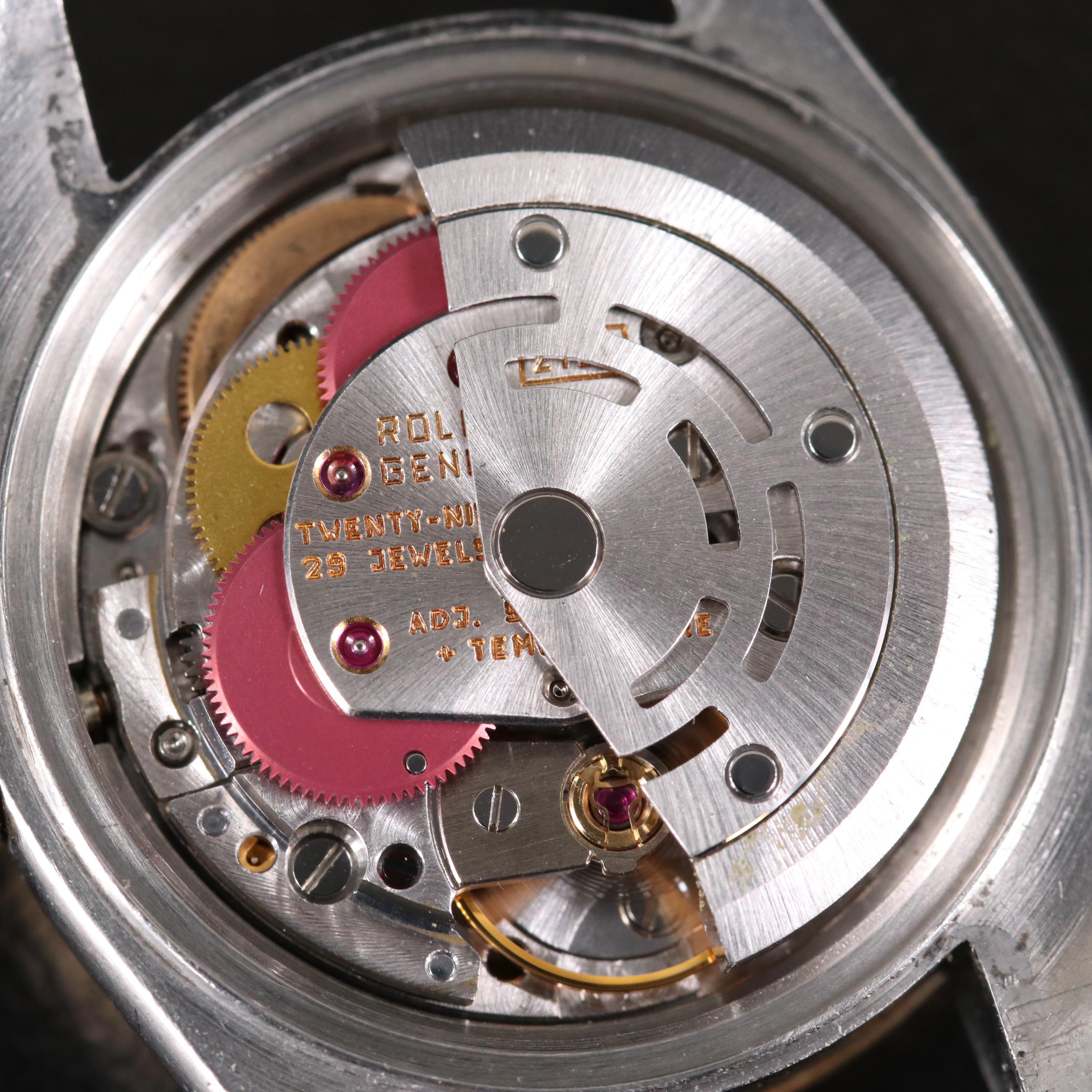 1990 Rolex Datejust Stainless Steel and 18K Gold Diamond Dial Watch