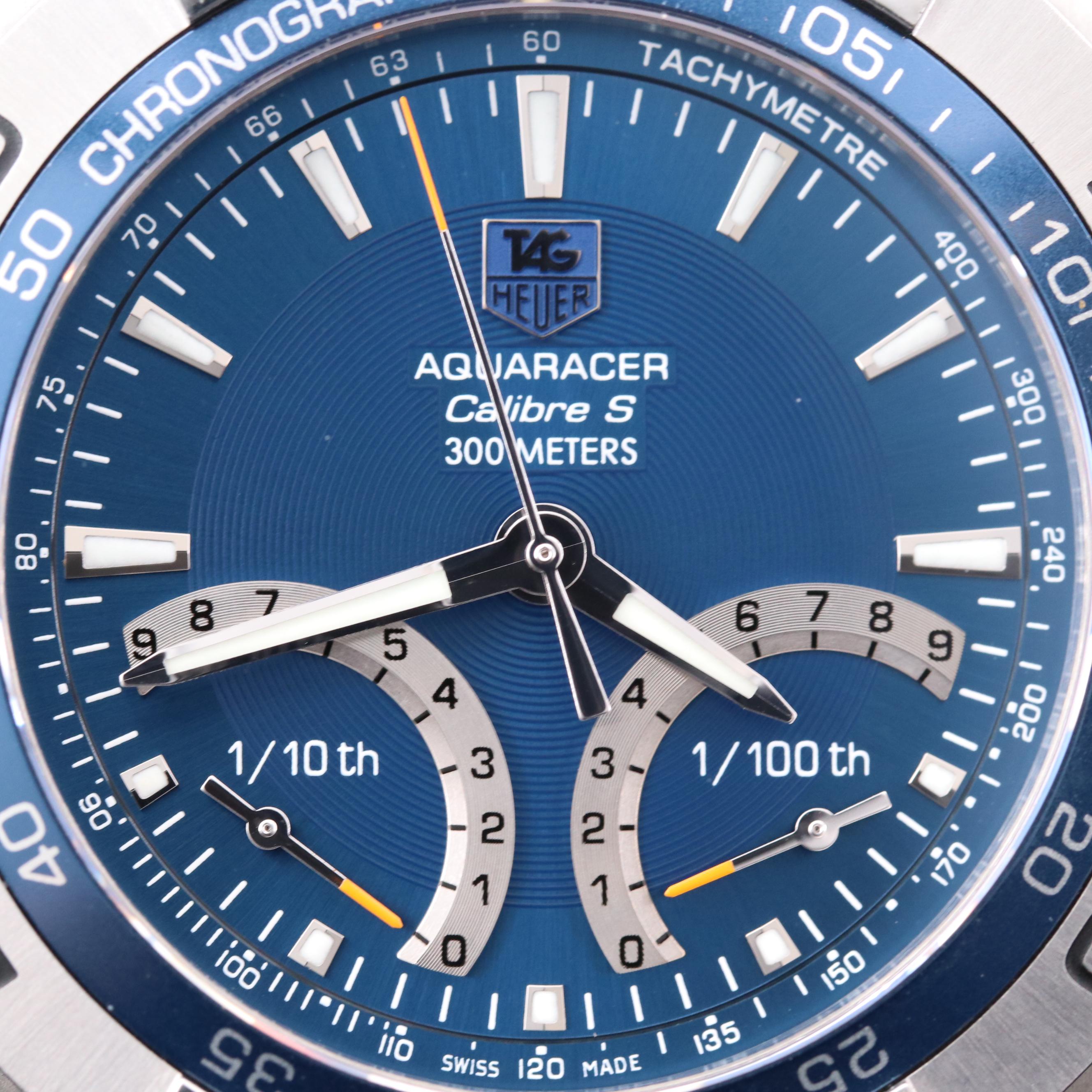 TAG Heuer Aquaracer Calibre S Chronograph Stainless Steel Quartz Watch