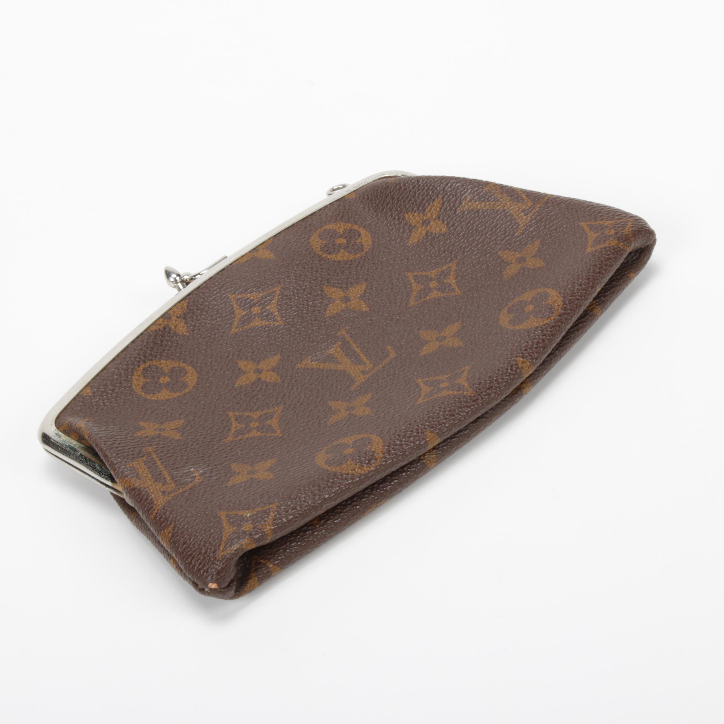 Louis Vuitton Monogram Coated Canvas Kisslock Coin Purse