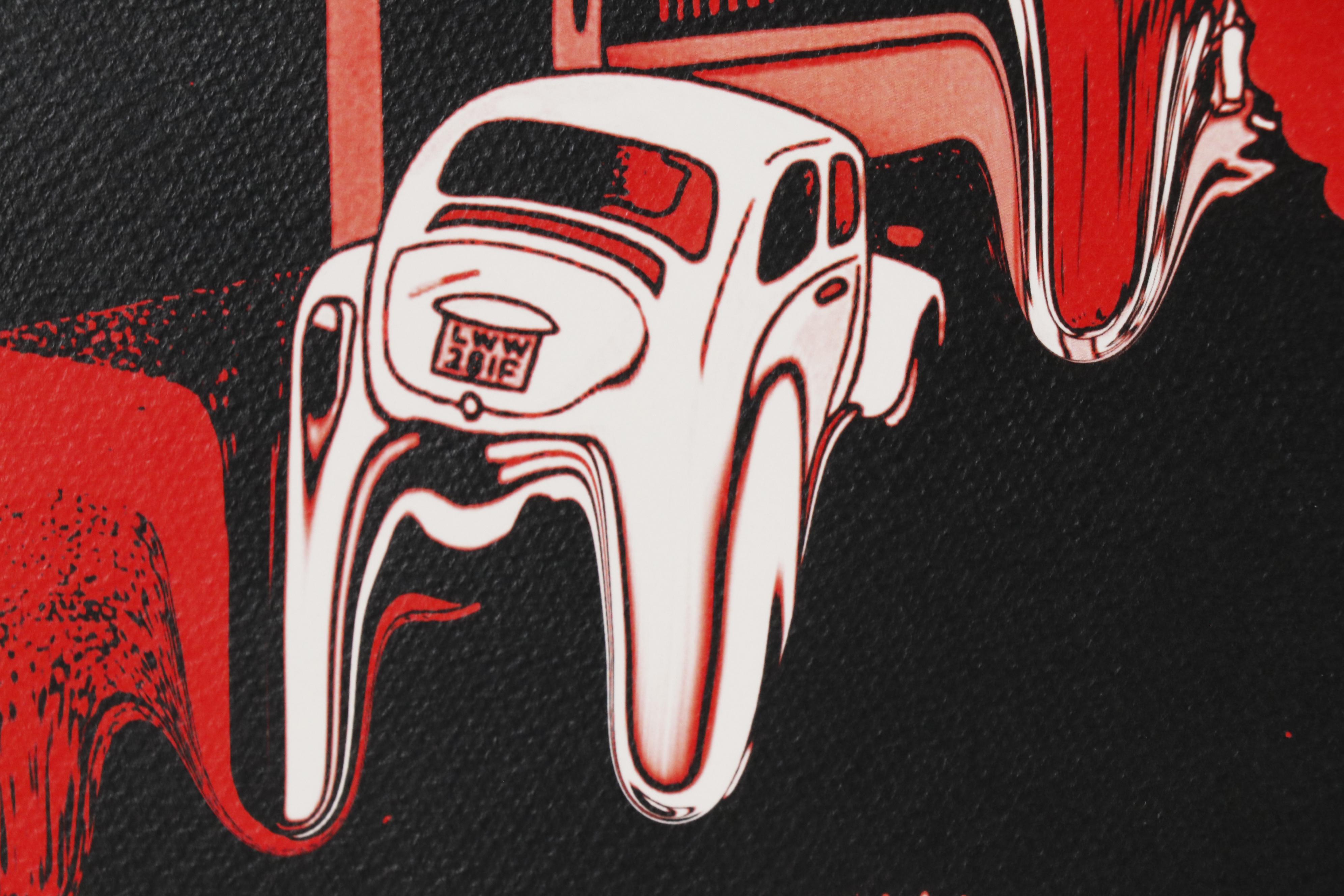 Death NYC Giclée "Family Drip Print Bk R"