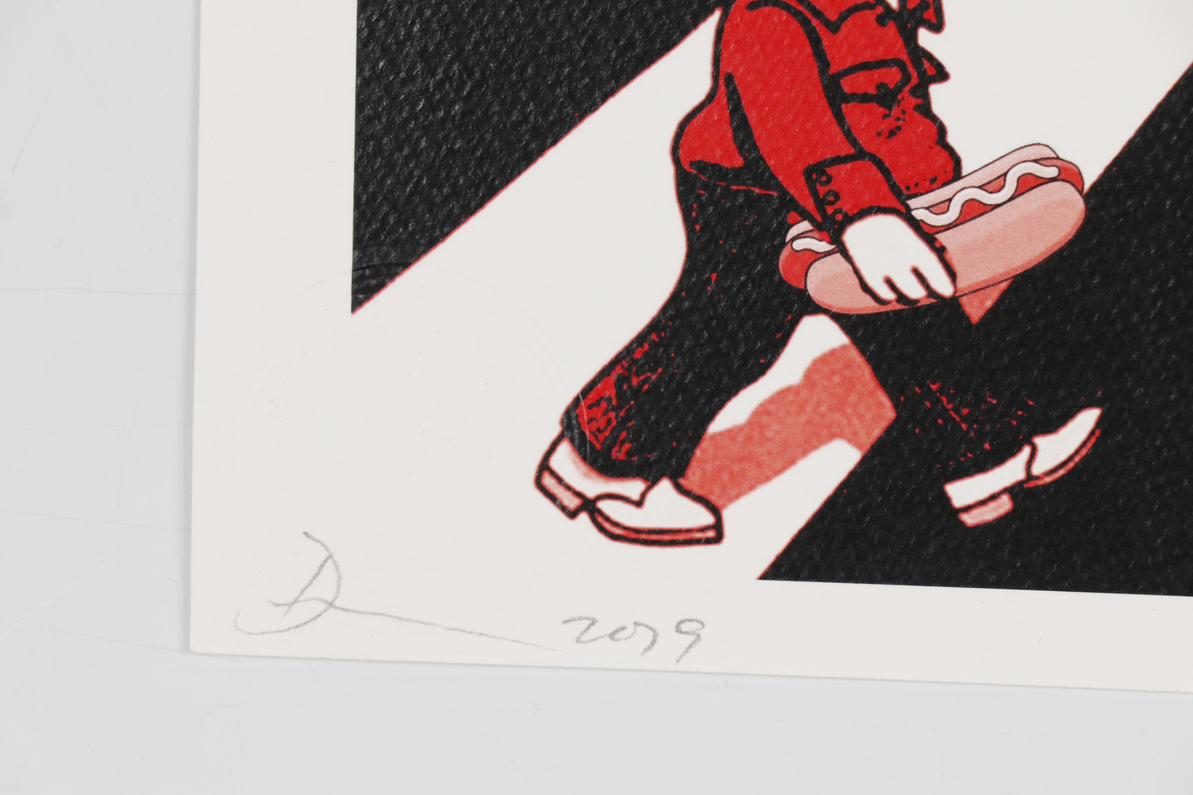 Death NYC Giclée "Family Drip Print Bk R"