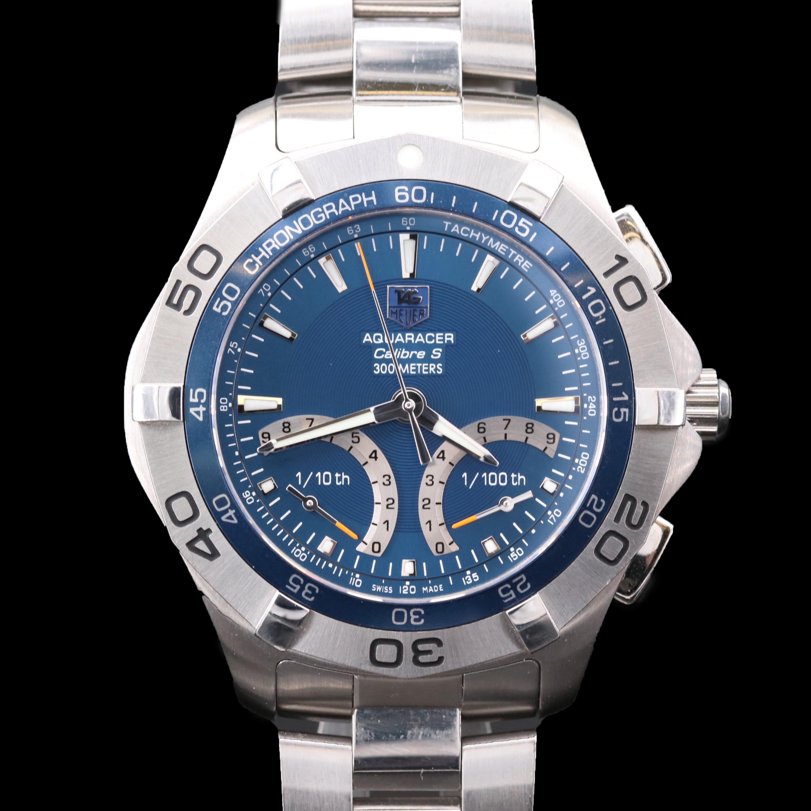 TAG Heuer Aquaracer Calibre S Chronograph Stainless Steel Quartz Watch