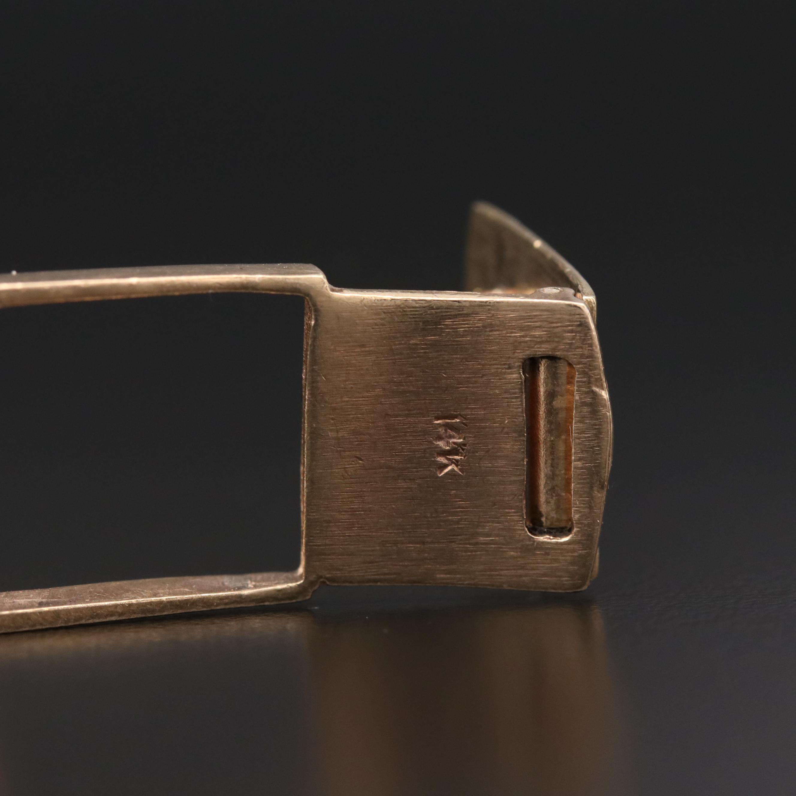 Vintage Gensler-Lee 14K Gold and Diamonds Automatic Watch