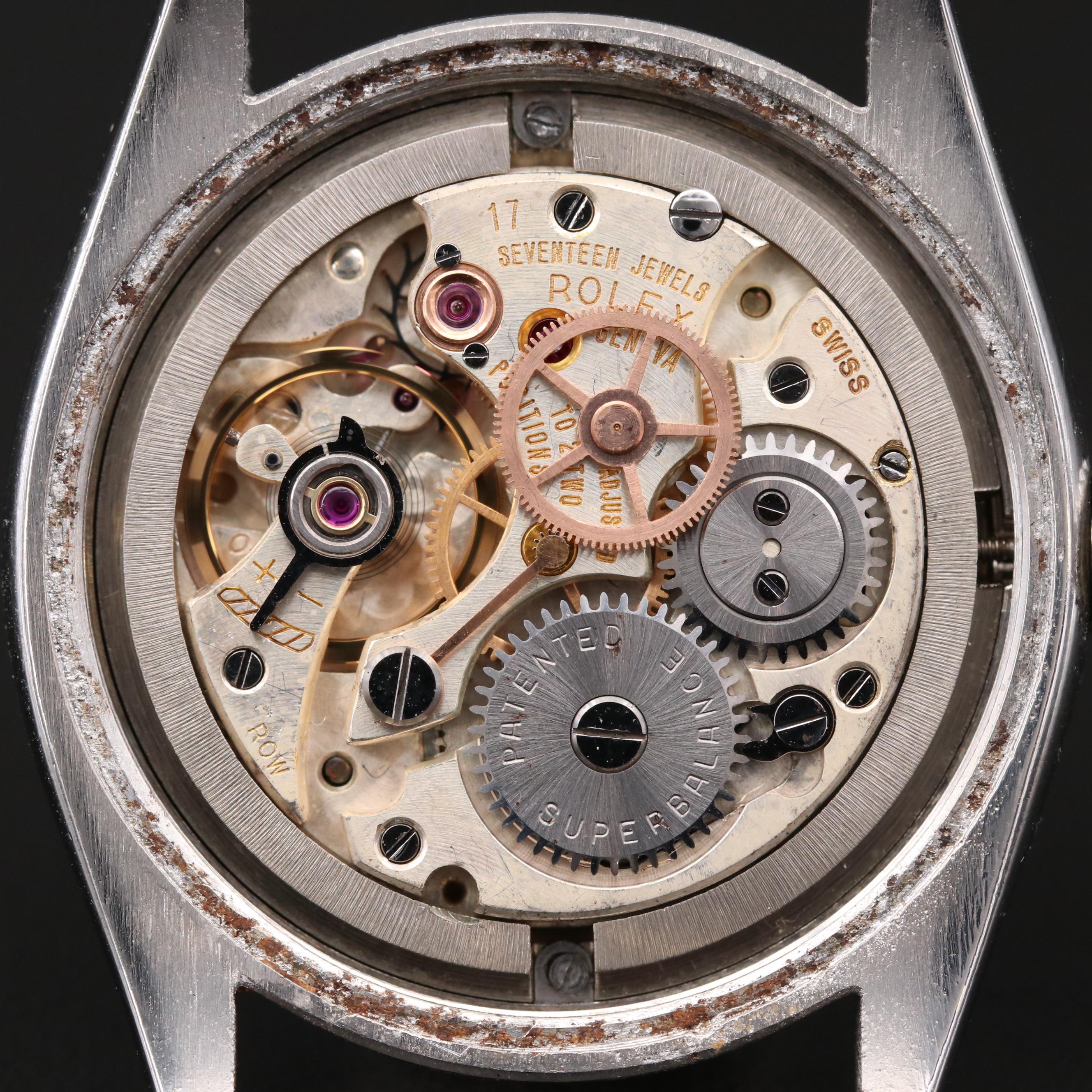 1952 Rolex Oyster Arabic Dial Stainless Steel Watch