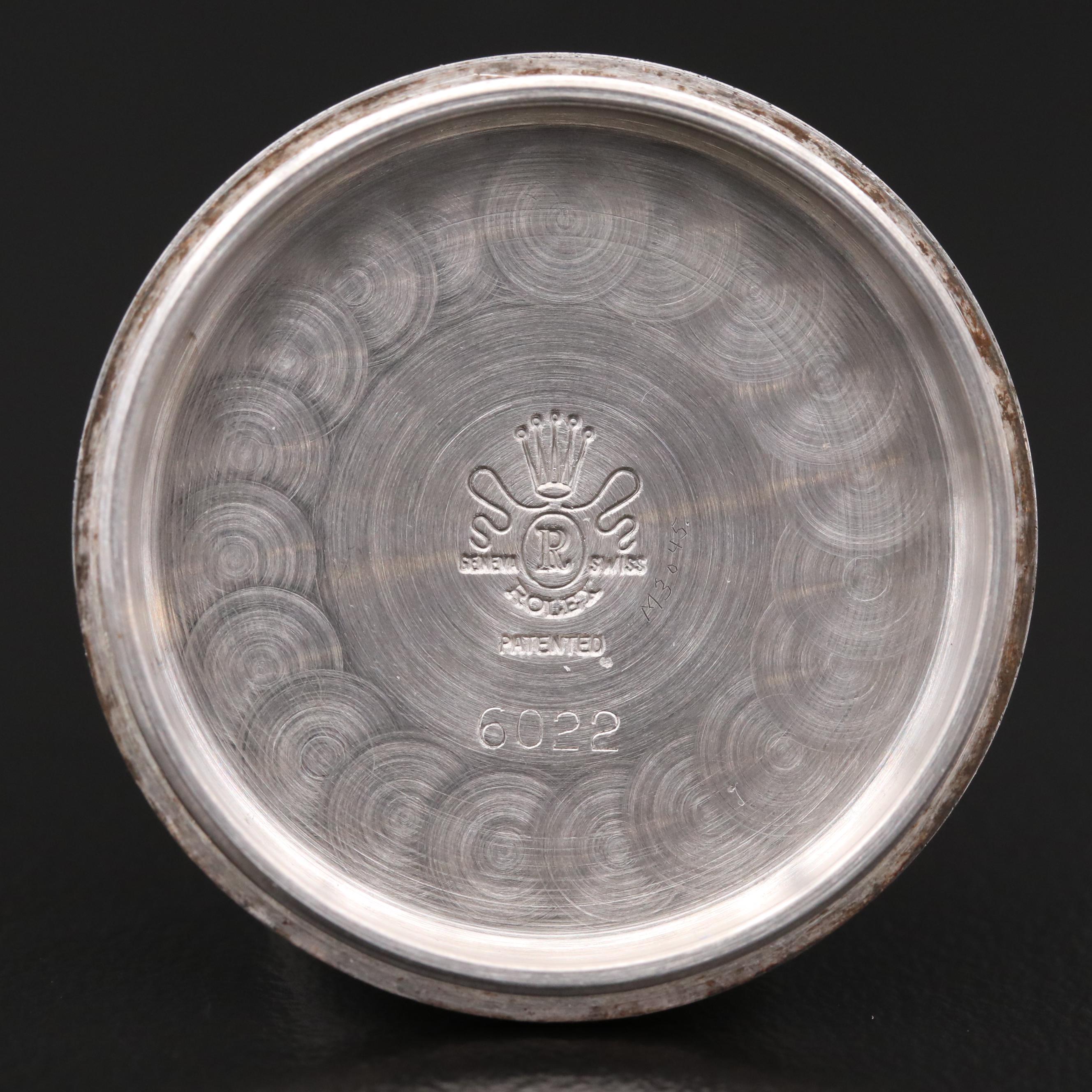 1952 Rolex Oyster Arabic Dial Stainless Steel Watch