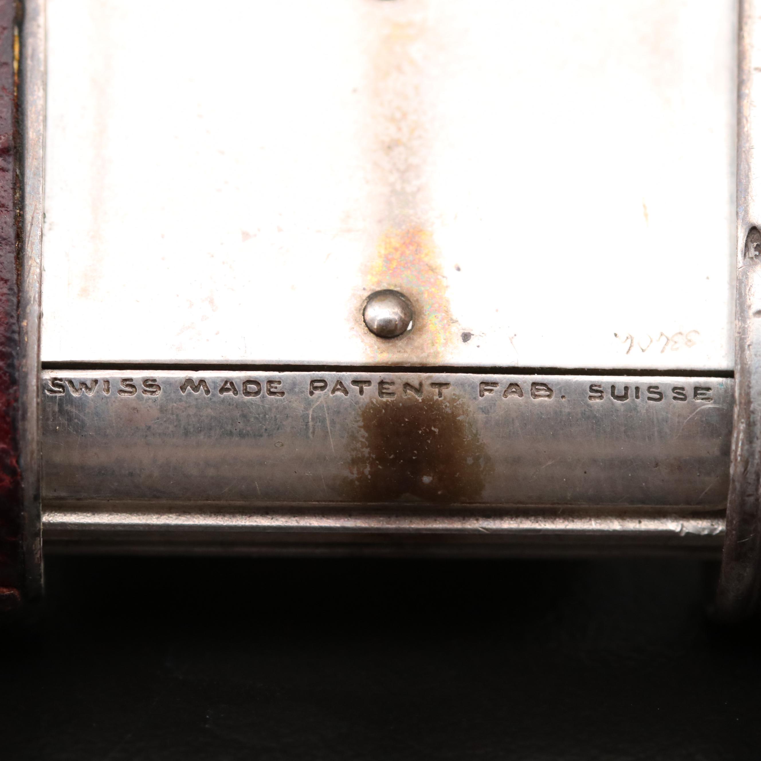 Movado "Ermeto" For J.E. Caldwell & Co. Sterling Silver Purse Watch, Vintage