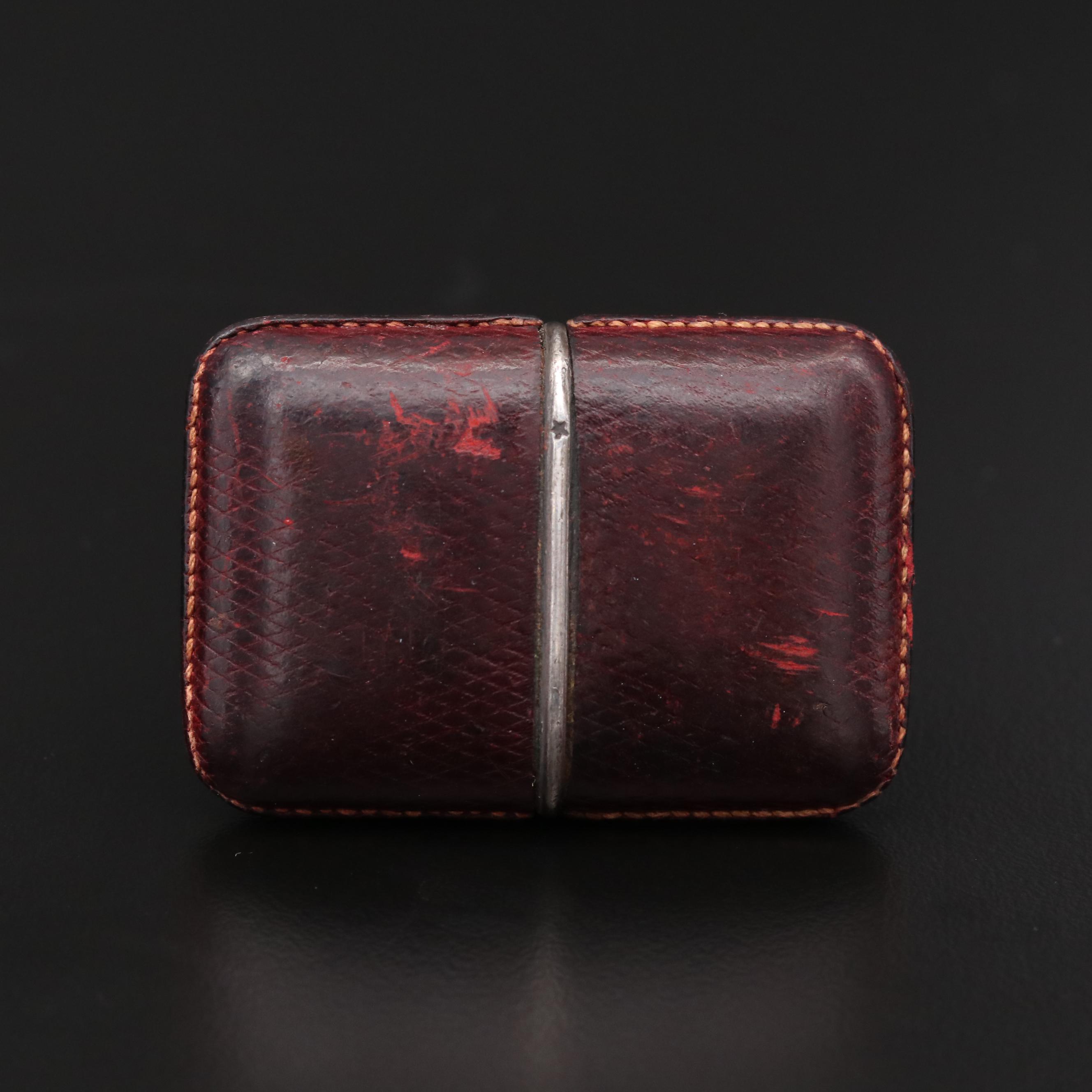 Movado "Ermeto" For J.E. Caldwell & Co. Sterling Silver Purse Watch, Vintage