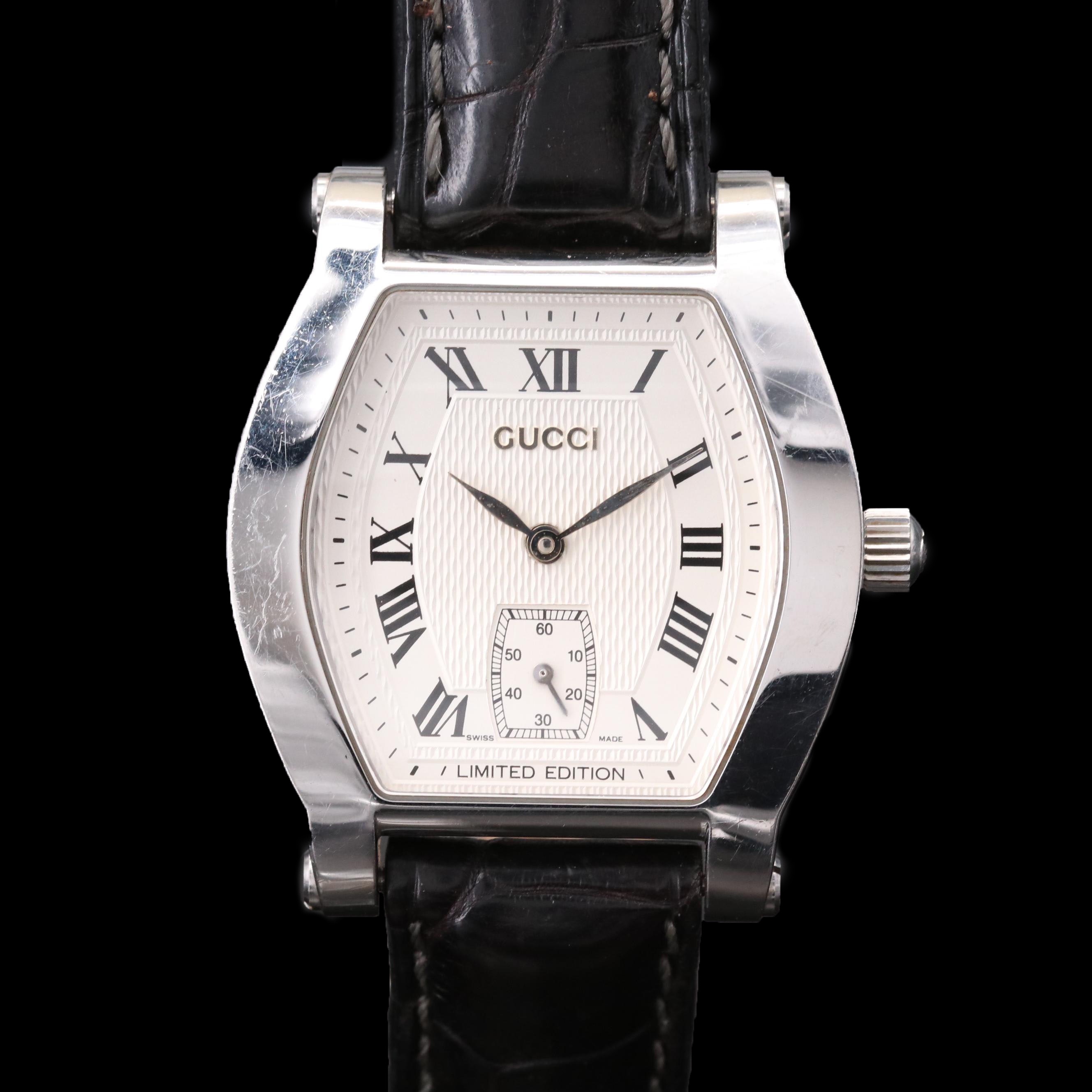 GUCCI 腕時計 7600 M Gucci 7600 M Limited Edition Stainless Steel Stem Wind Watch | EBTH