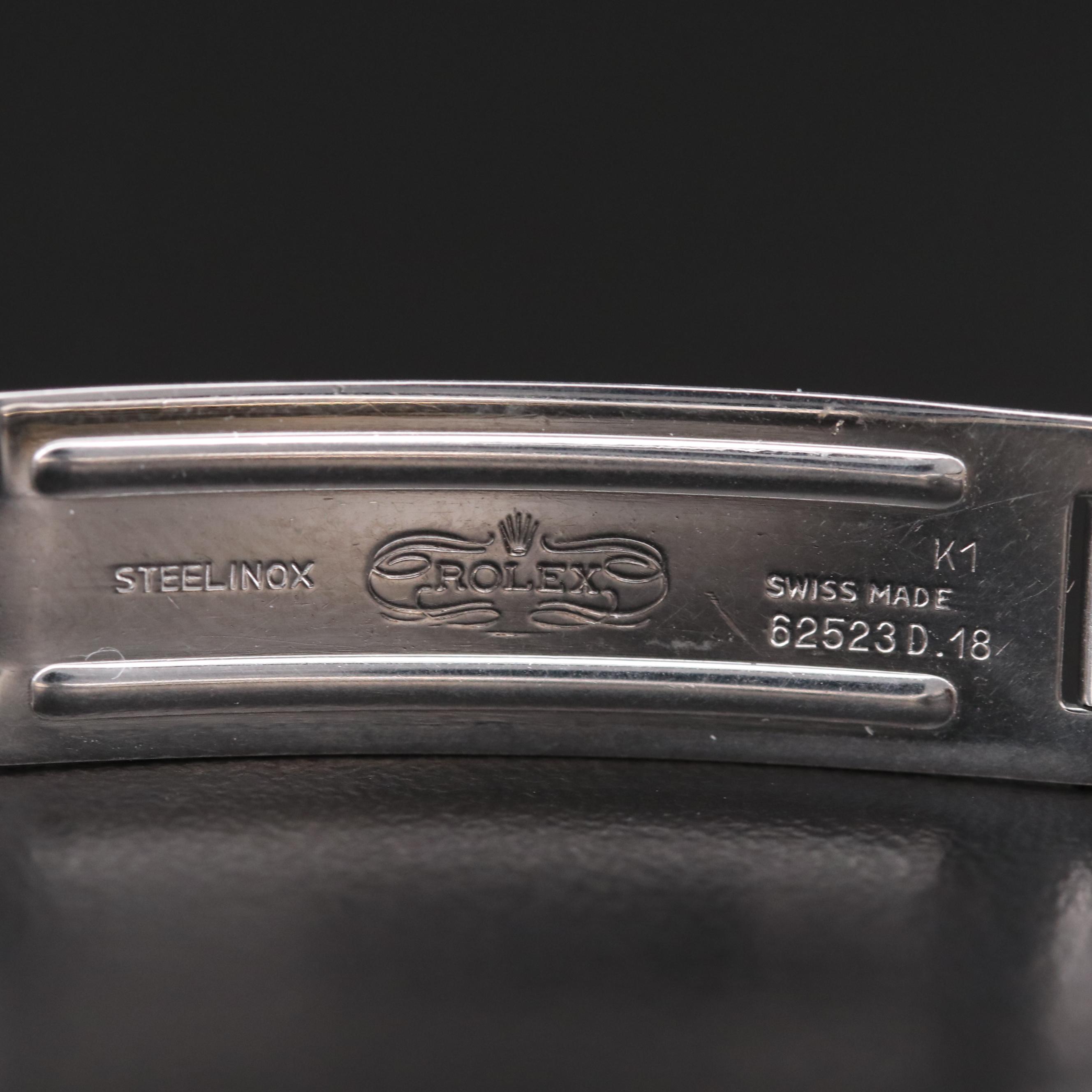 Stainless Steel and 18K Gold Rolex Oyster Perpetual Automatic Watch, 1986