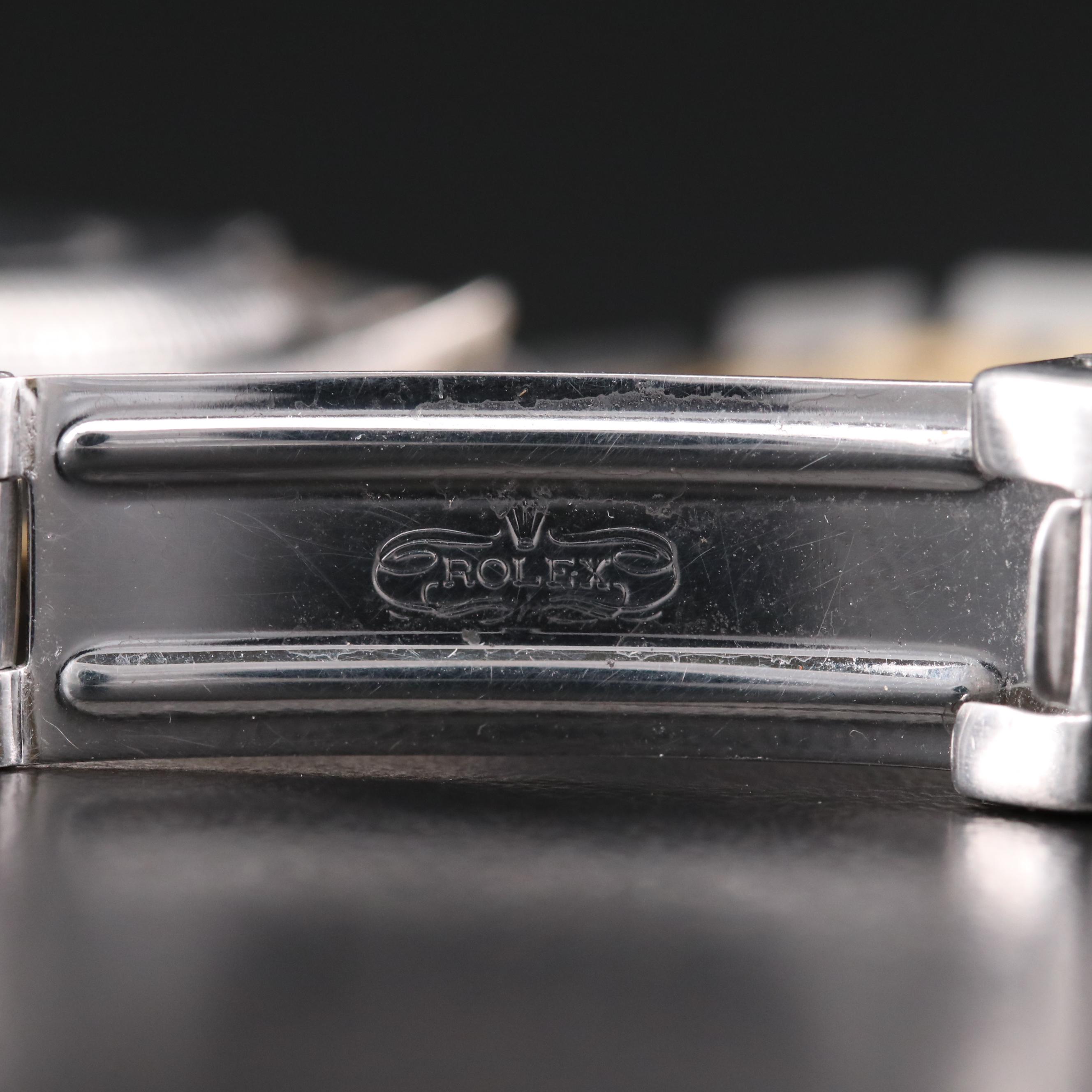 Stainless Steel and 18K Gold Rolex Oyster Perpetual Automatic Watch, 1986