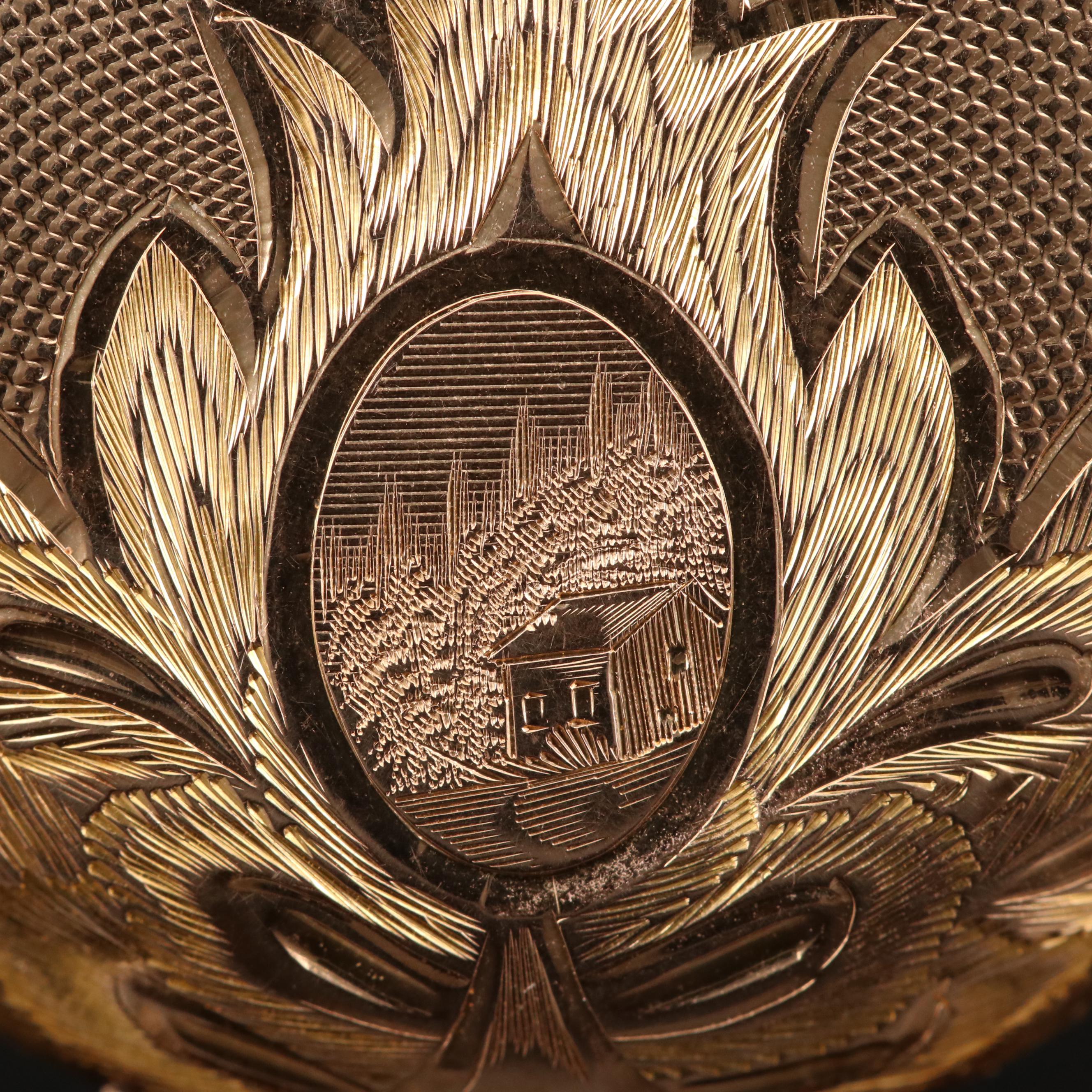 14K Gold Elgin Hunting Case Pocket Watch, 1908