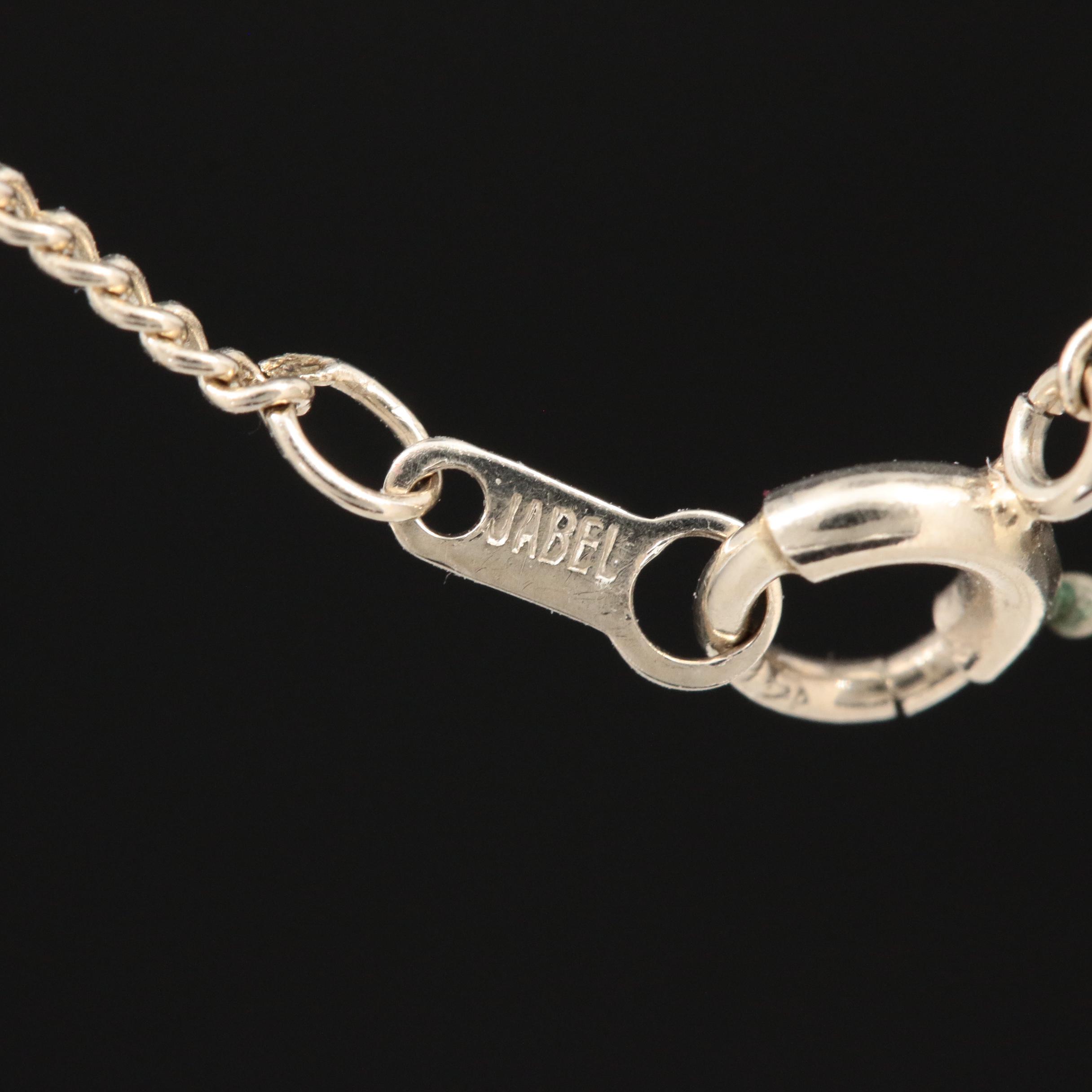 14K White Gold Diamond Heart Pendant Necklace