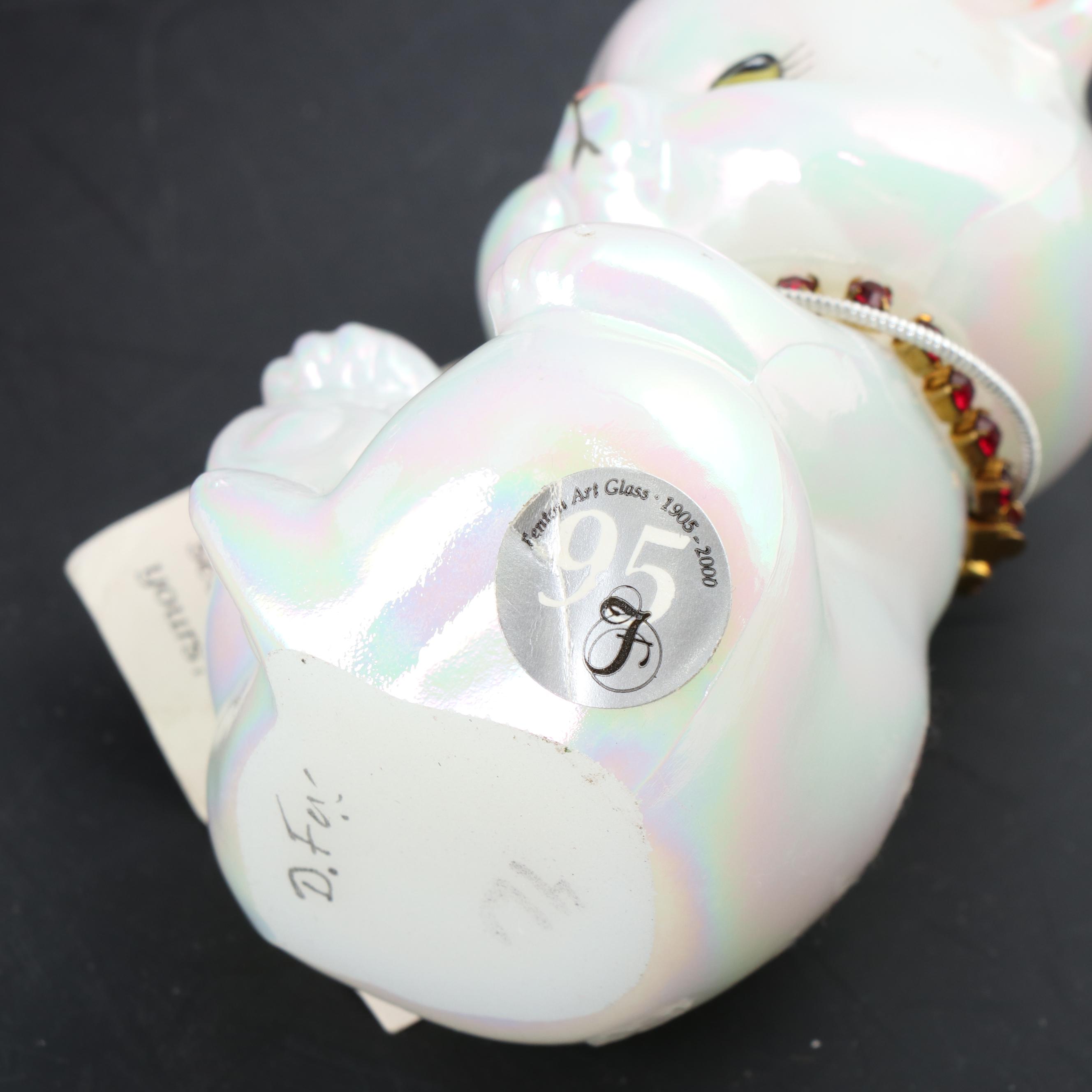 Fenton, Spode and Other Crystal and Art Glass Animal Decor