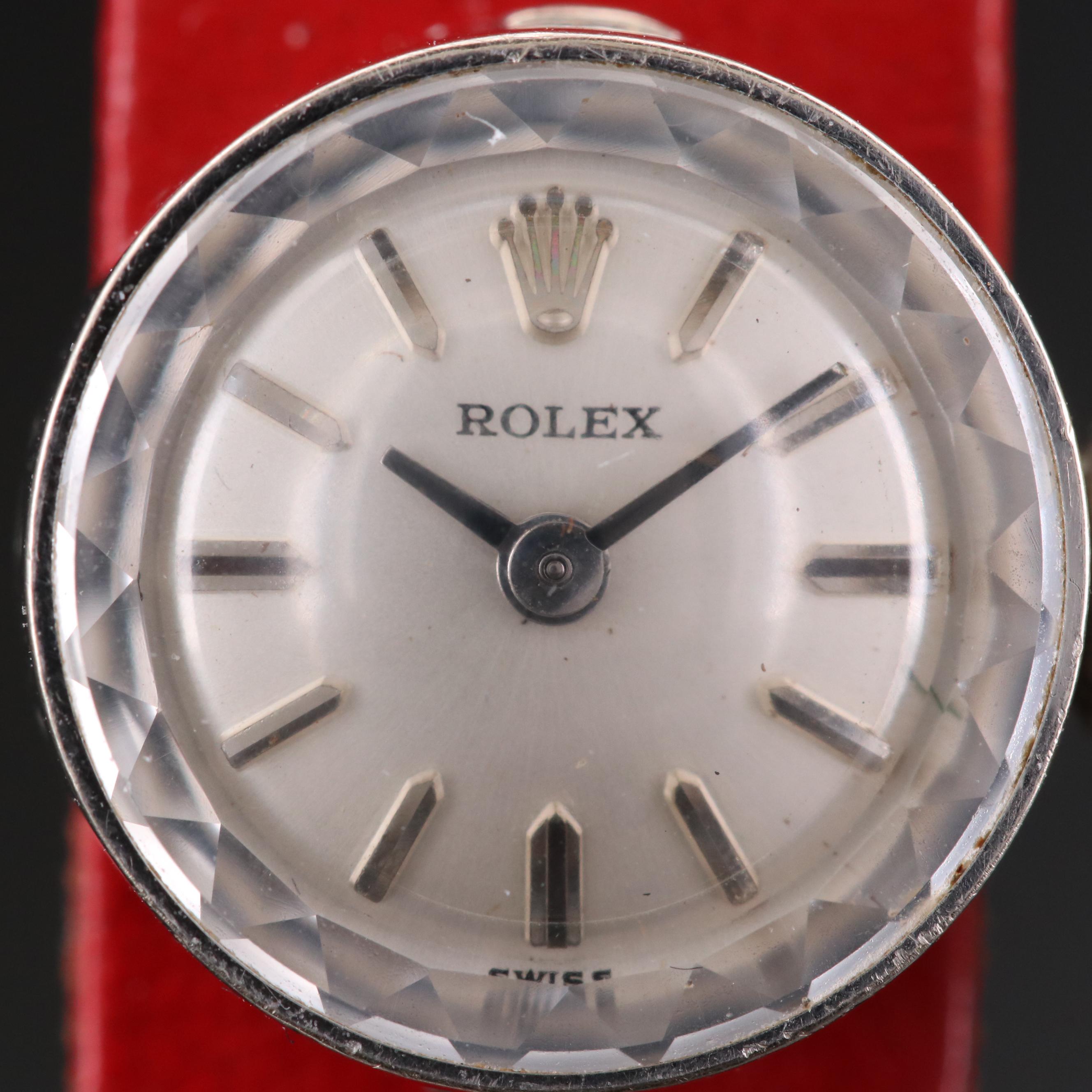 Pair of Rolex Orchid Chameleon  Watches in 18K Yellow and 14K White Gold