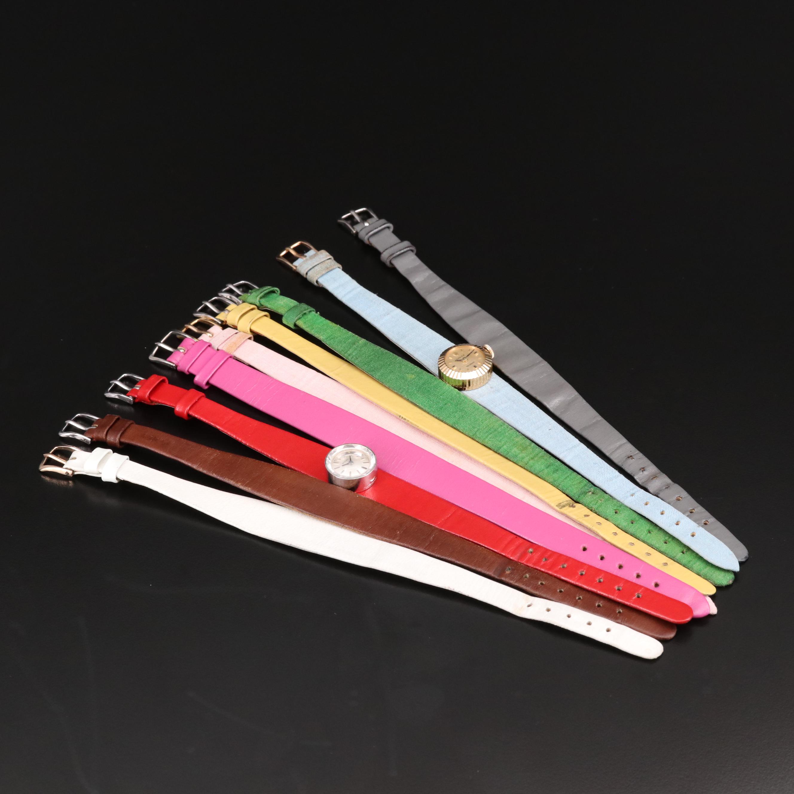 Pair of Rolex Orchid Chameleon  Watches in 18K Yellow and 14K White Gold